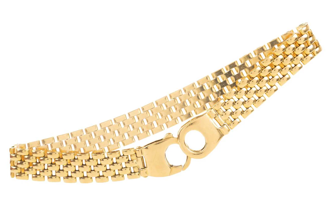 CONTINENTAL GOLD BRACELET LATE 20TH CENTURY