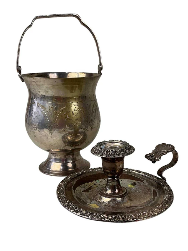 GROUP OF SILVER PLATED ITEMS MID 20TH CENTURY AND LATER