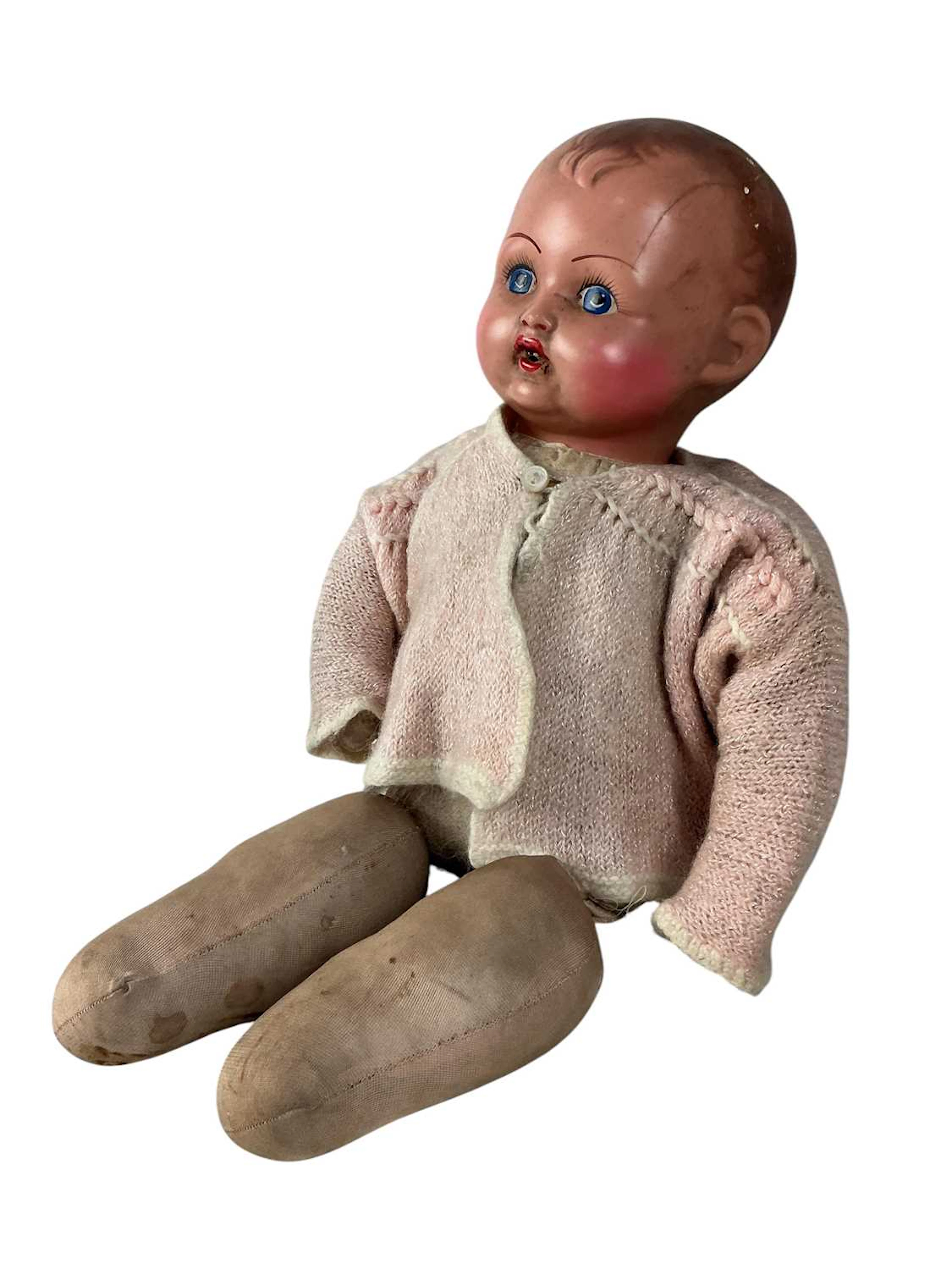 ENGLISH COMPOSITION DOLL EARLY 20TH CENTURY