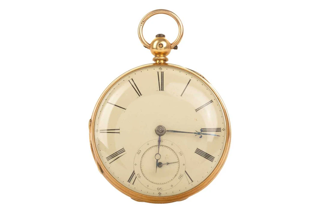 GOLD OPEN FACE POCKET WATCH LATE 19TH/EARLY 20TH CENTURY