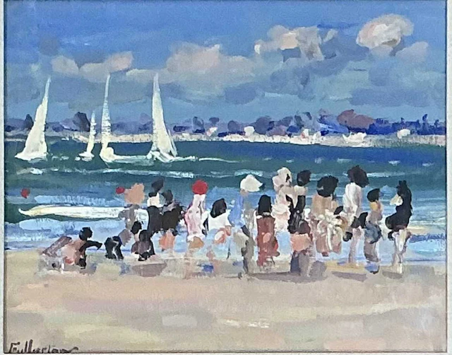 JAMES FULLERTON A BRITTANY BEACH