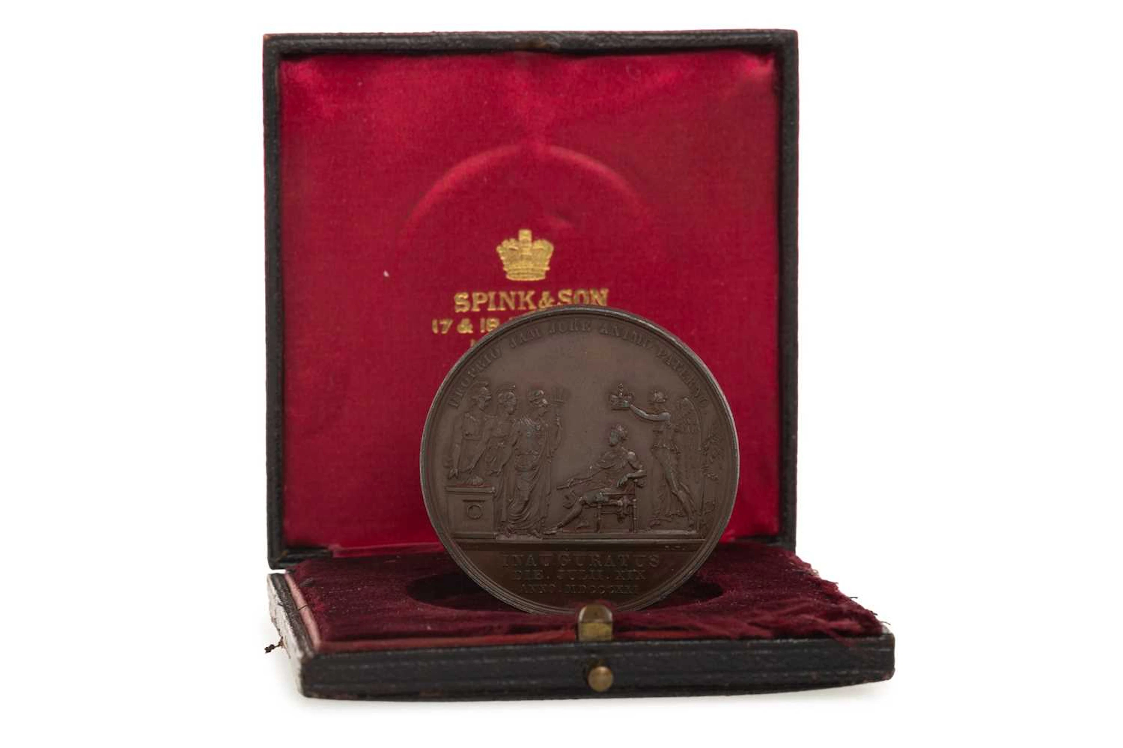 GEORGE IV BRONZE CORONATION MEDAL 1821