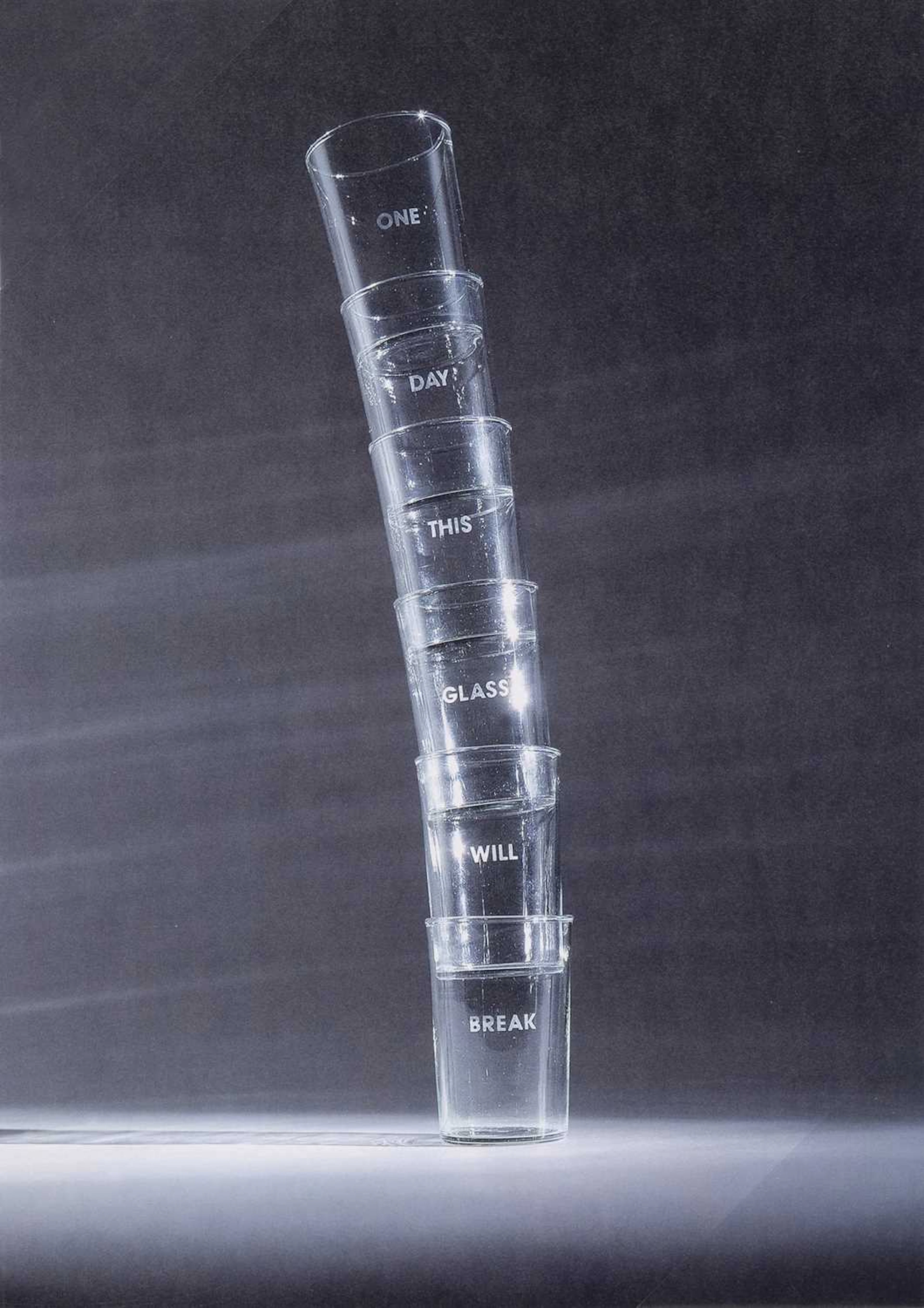 CORNELIA PARKER ONE DAY THIS GLASS WILL BREAK