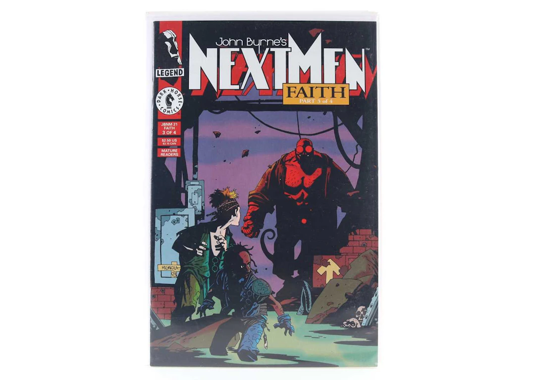 JOHN BYRNE’S NEXT MEN #21 1ST FULL HELLBOY APPEARANCE CIRCA 1993