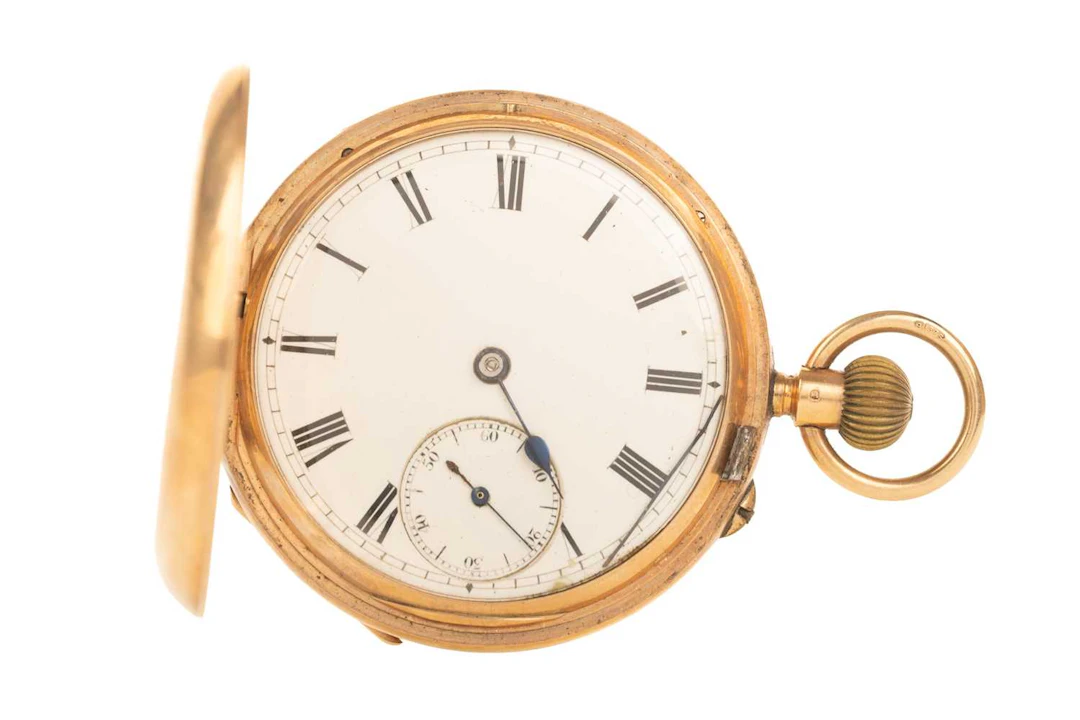 NINE CARAT GOLD FULL HUNTER POCKET WATCH LATE 19TH/EARLY 20TH CENTURY