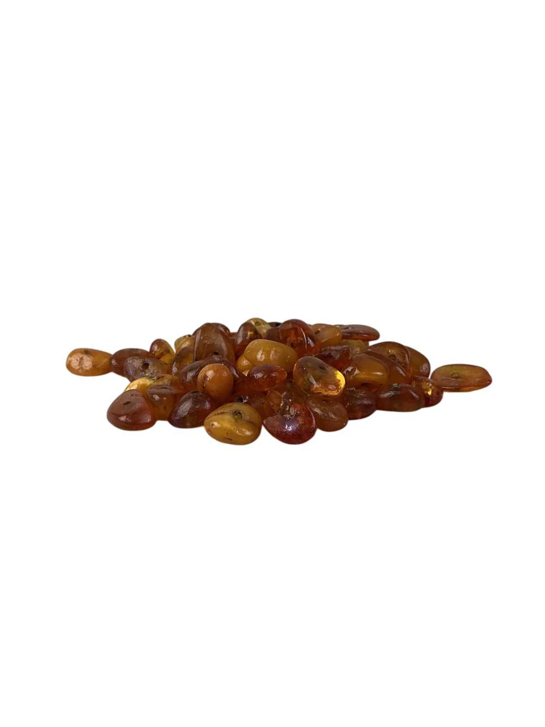 COLLECTION OF AMBER STONES MID 20TH CENTURY