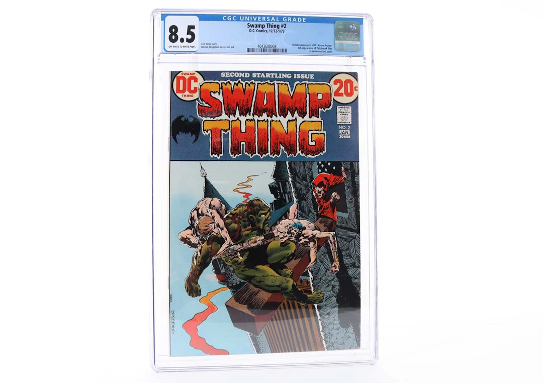 SWAMP THING #2 CGC 8.5- FIRST APPEARANCE OF ANTON ARCANE CIRCA 1973