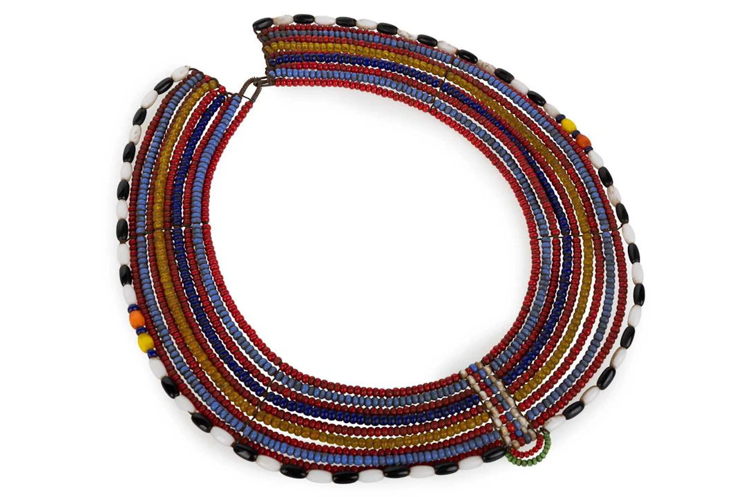MAASAI BEADWORK COLLAR NECKLACE EARLY 20TH CENTURY