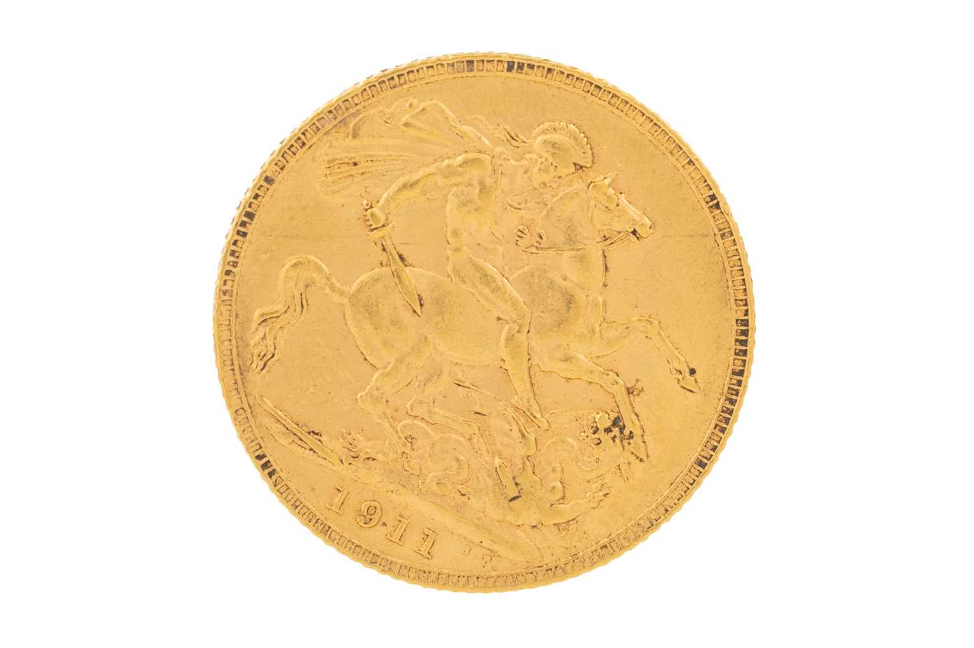 GEORGE V GOLD SOVEREIGN 1911