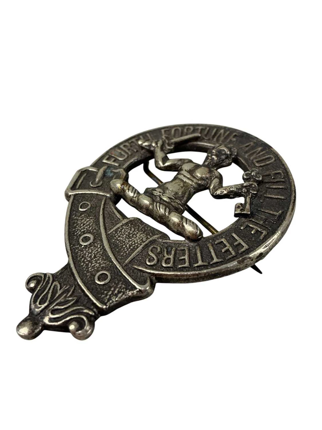 VINTAGE CLAN BROOCH, EARLY 20TH CENTURY AND ANOTHER BROOCH