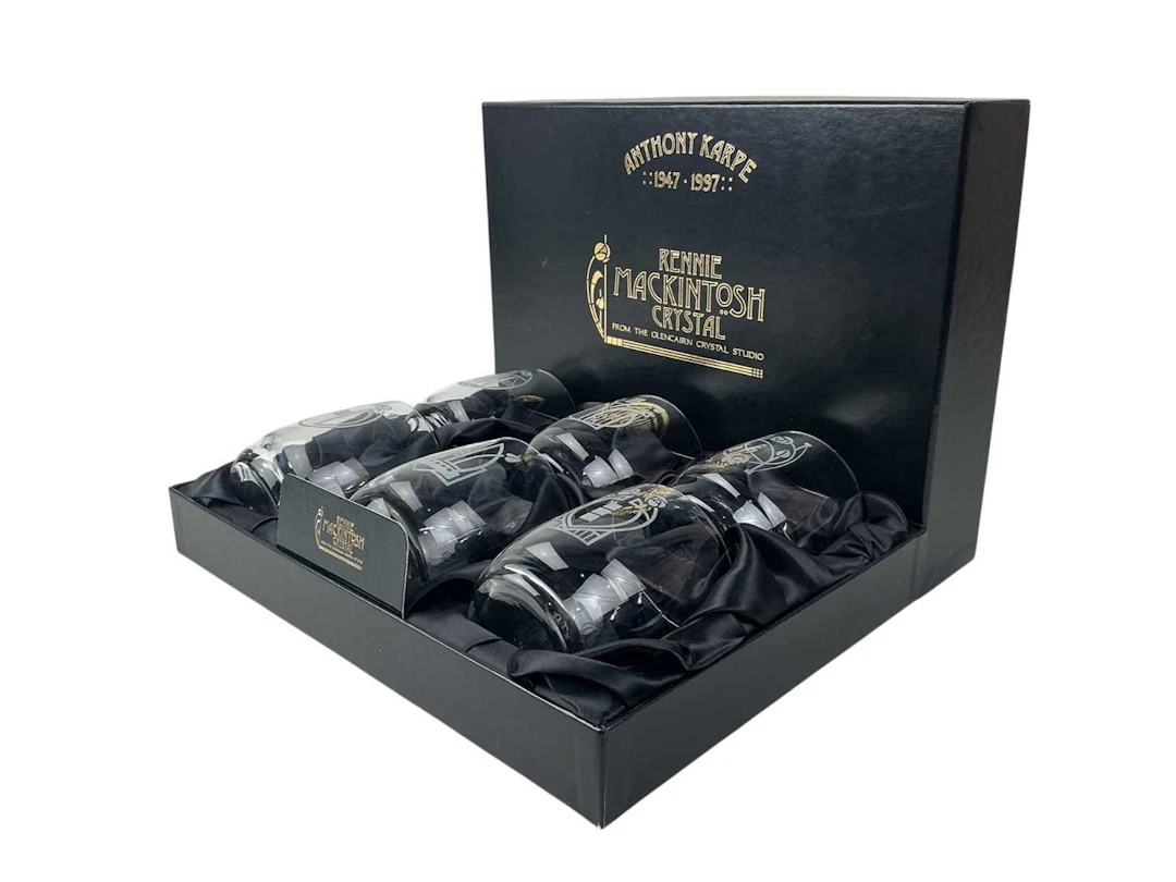 SET OF GLENCAIRN CRYSTAL GLASSES LATE 20TH CENTURY