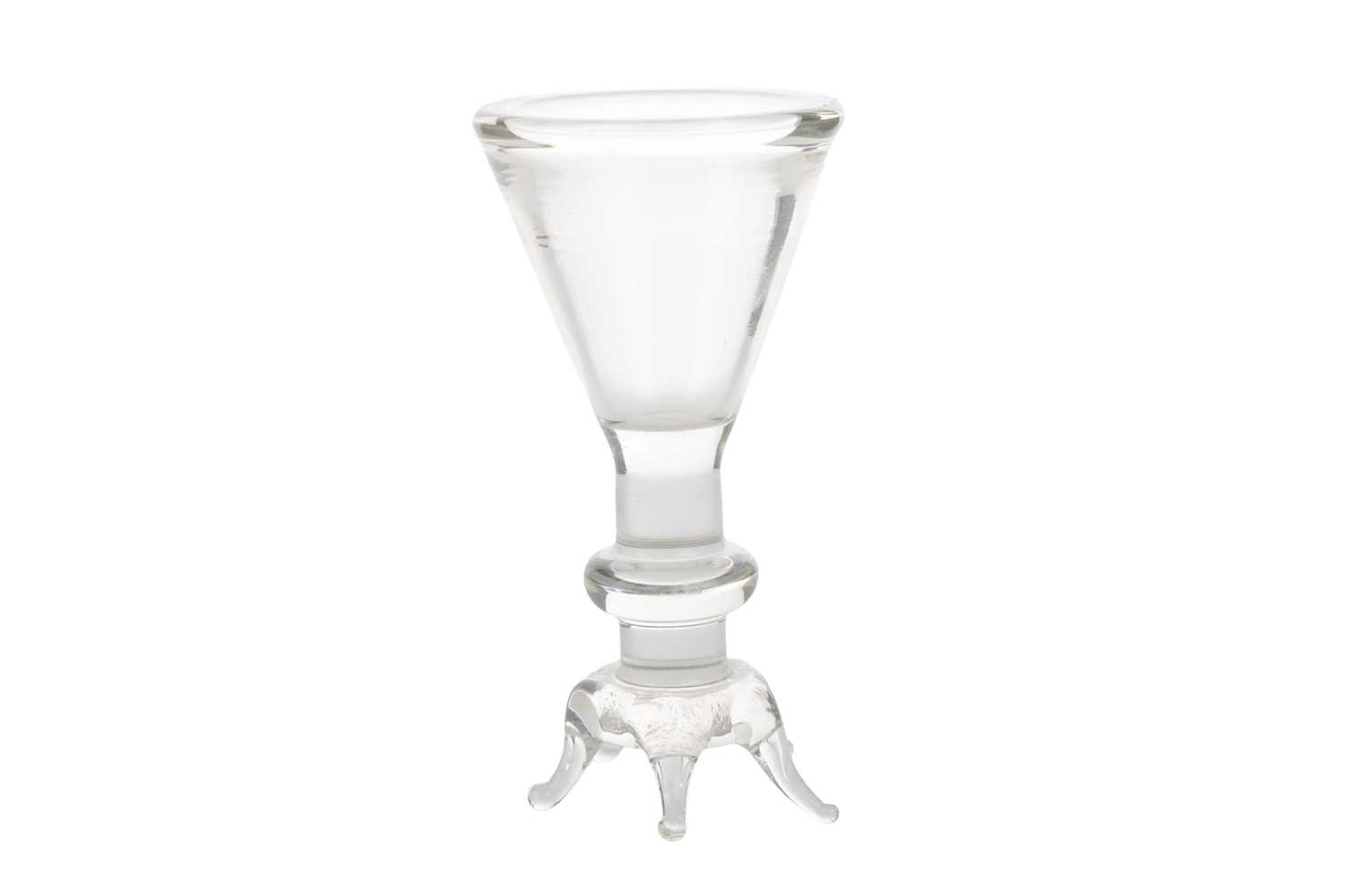 GEORGIAN BALUSTER WINE GLASS EARLY 18TH CENTURY