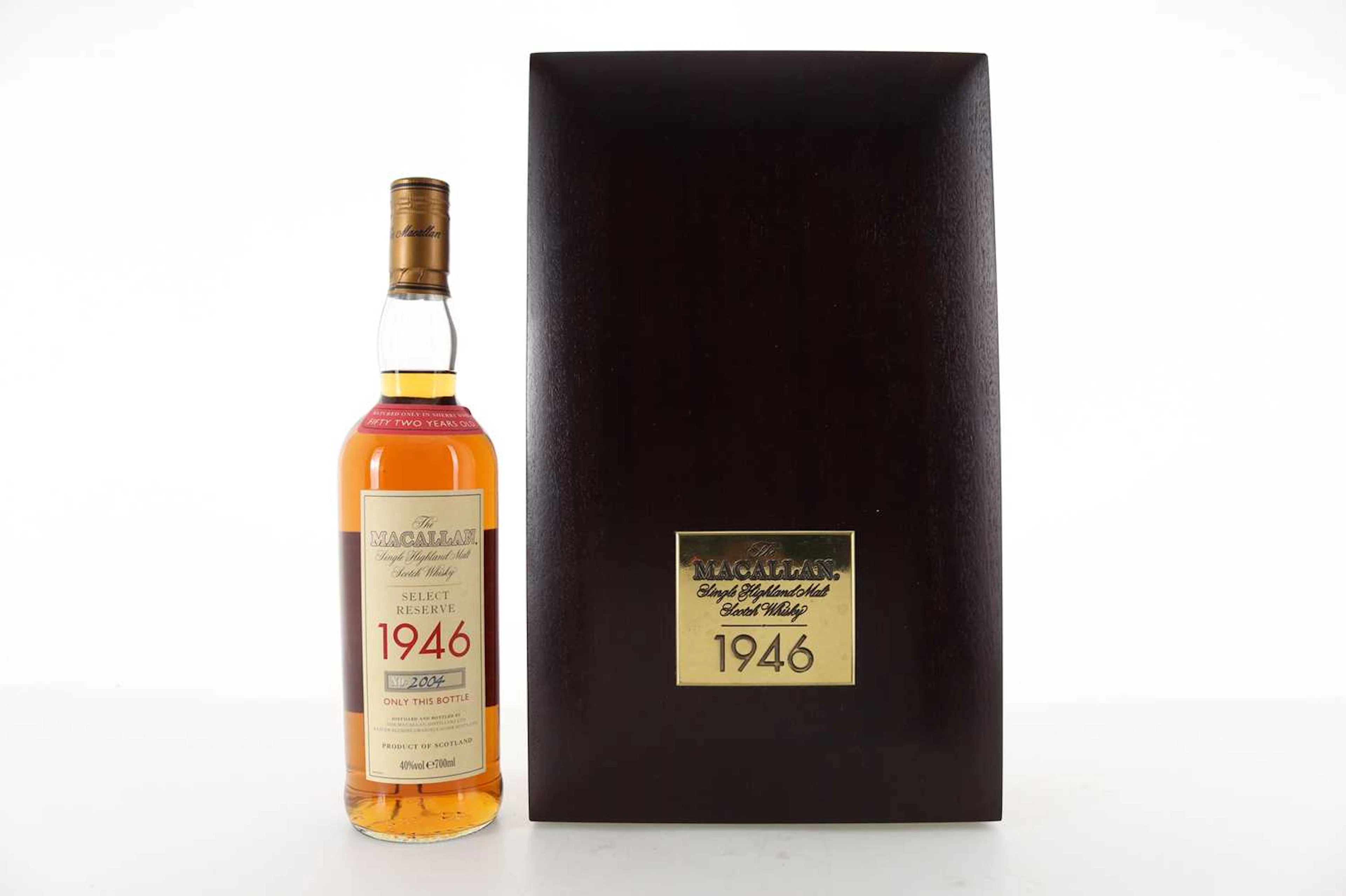 MACALLAN 1946 52 YEAR OLD SELECT RESERVE SPEYSIDE SINGLE MALT