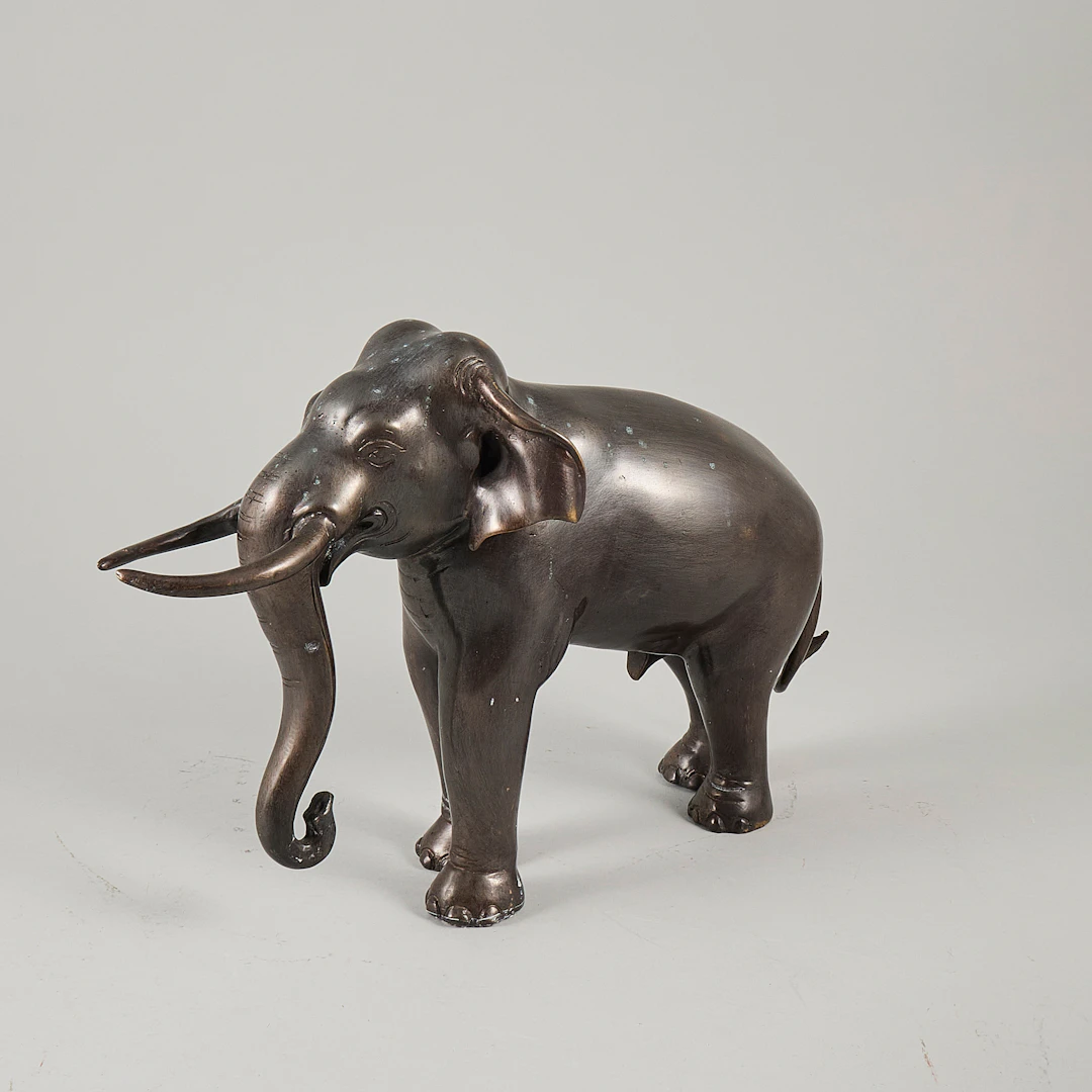 Skulptur, Elefant, Metall, nutida.