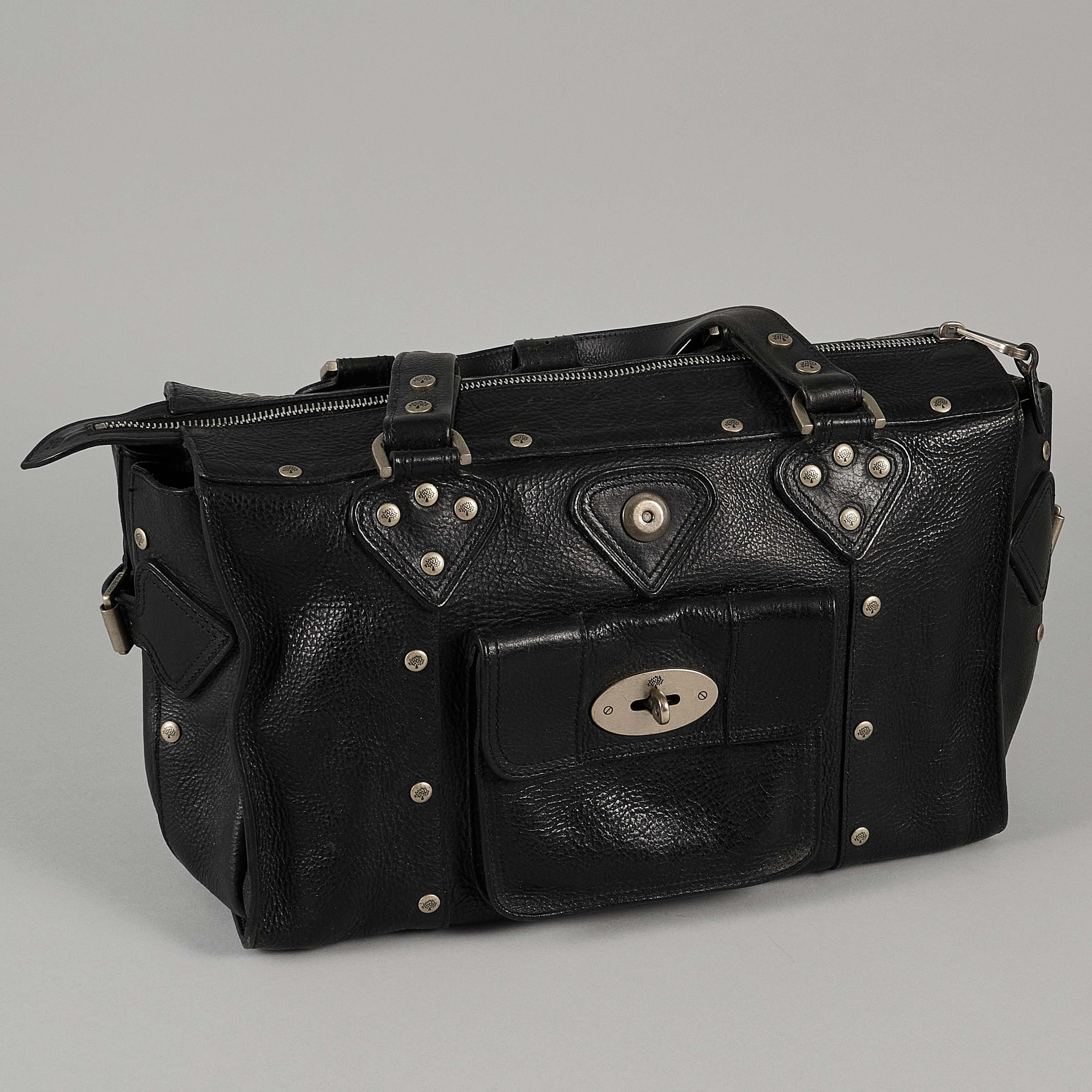 VÄSKA, Mulberry, Skinn.