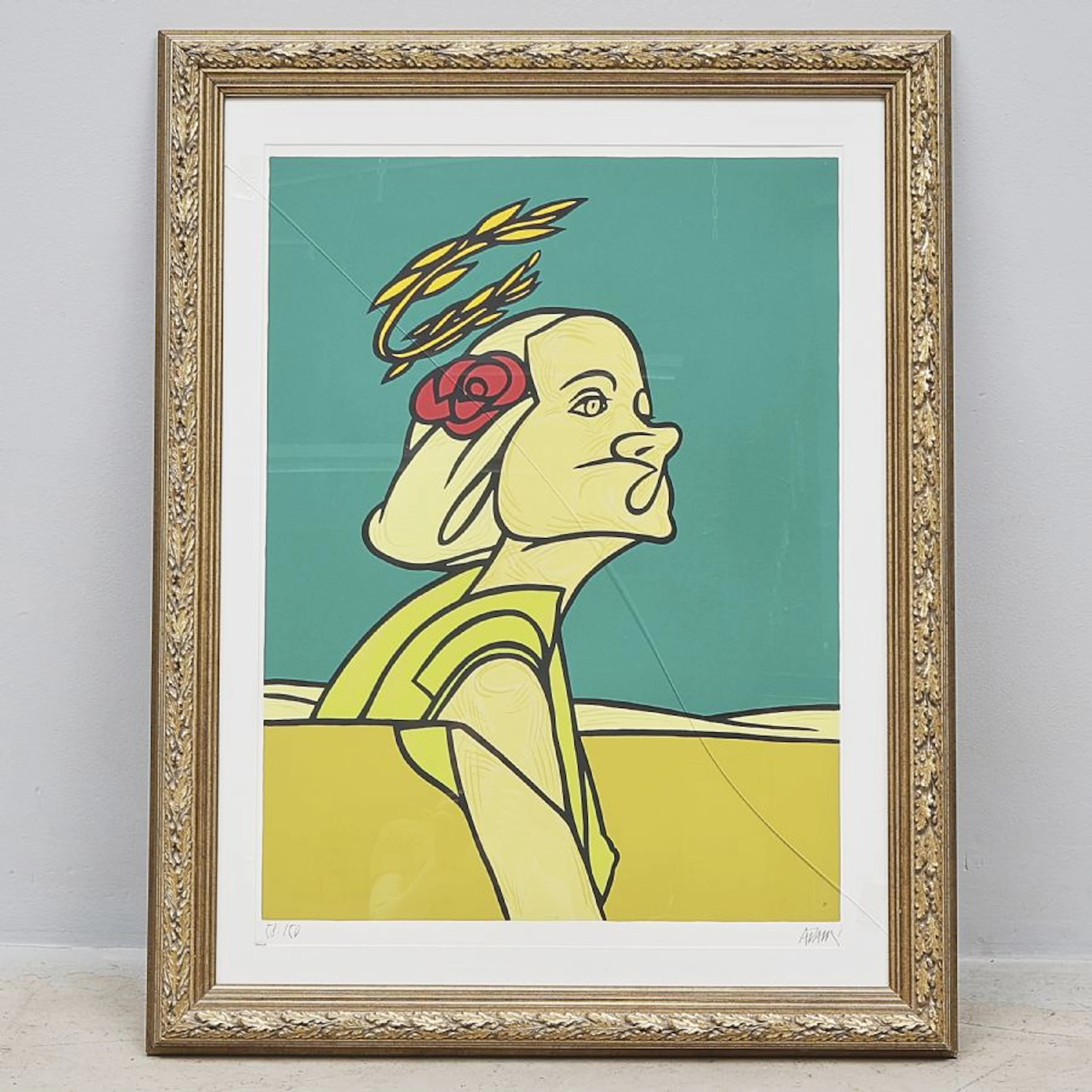 Färglitografi, Valerio Adami (f. 1935)