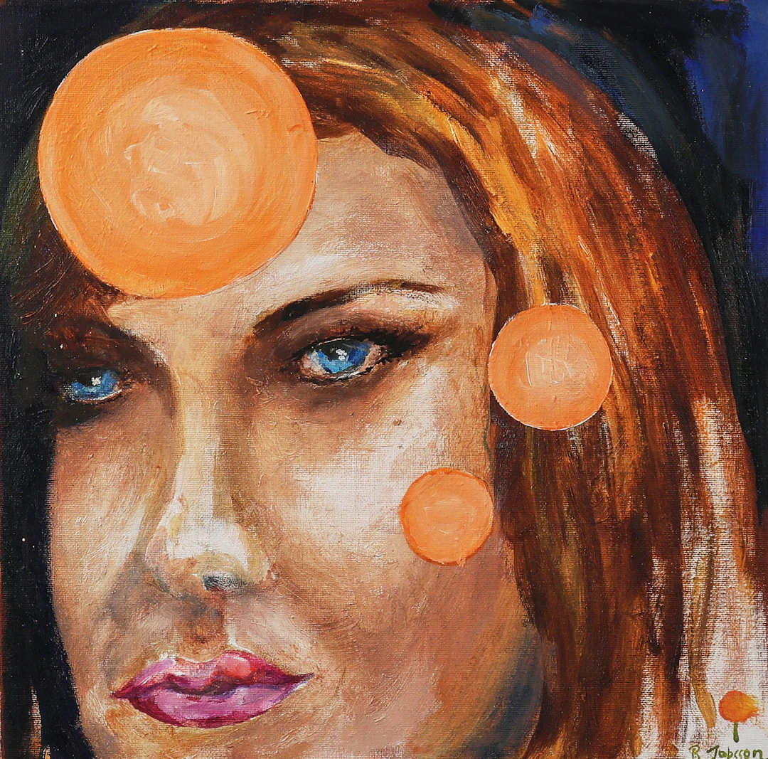 RALPH JOBSSON. Olja, "Tankecitrus", modell.