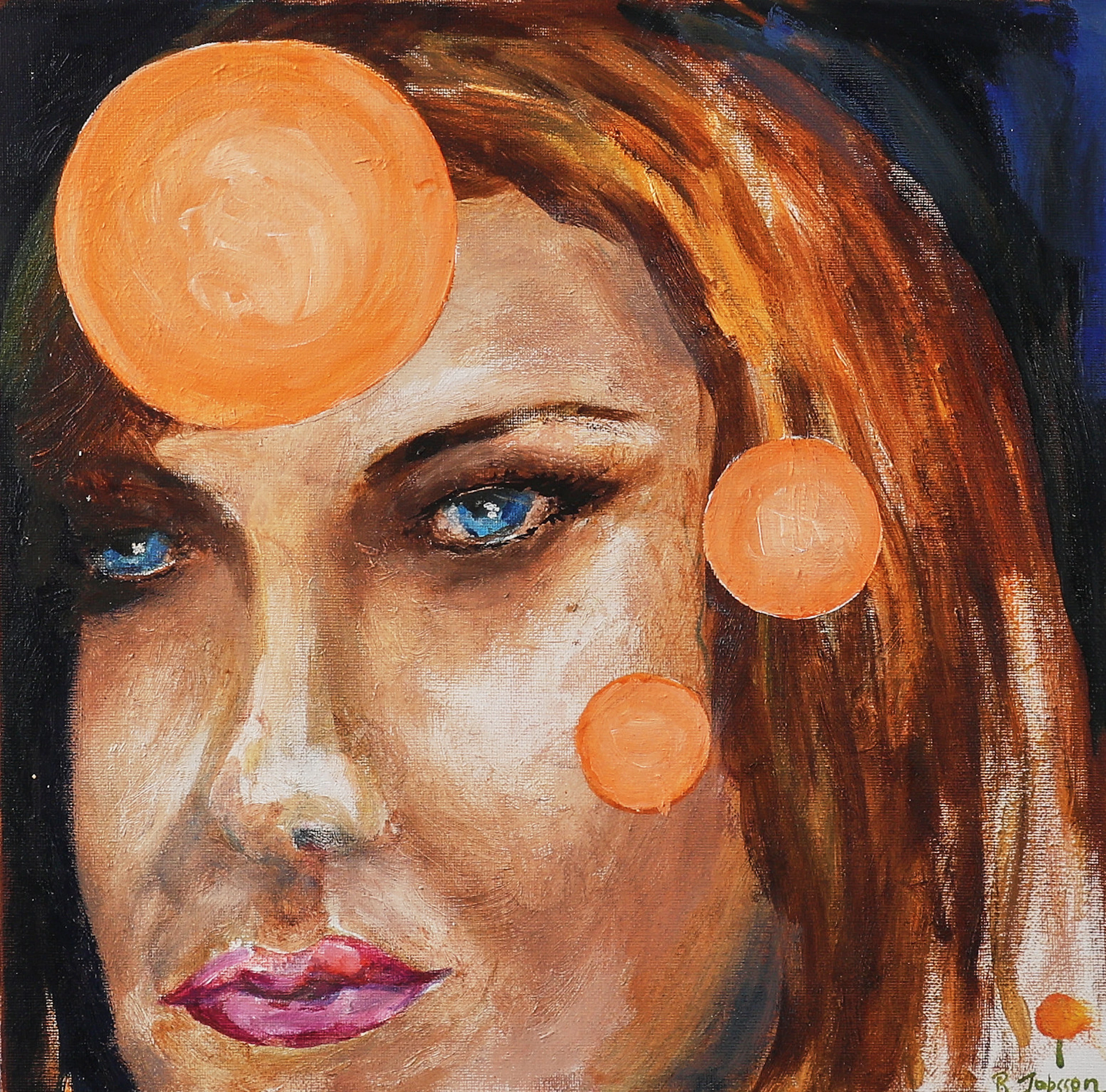 RALPH JOBSSON. Olja, "Tankecitrus", modell.