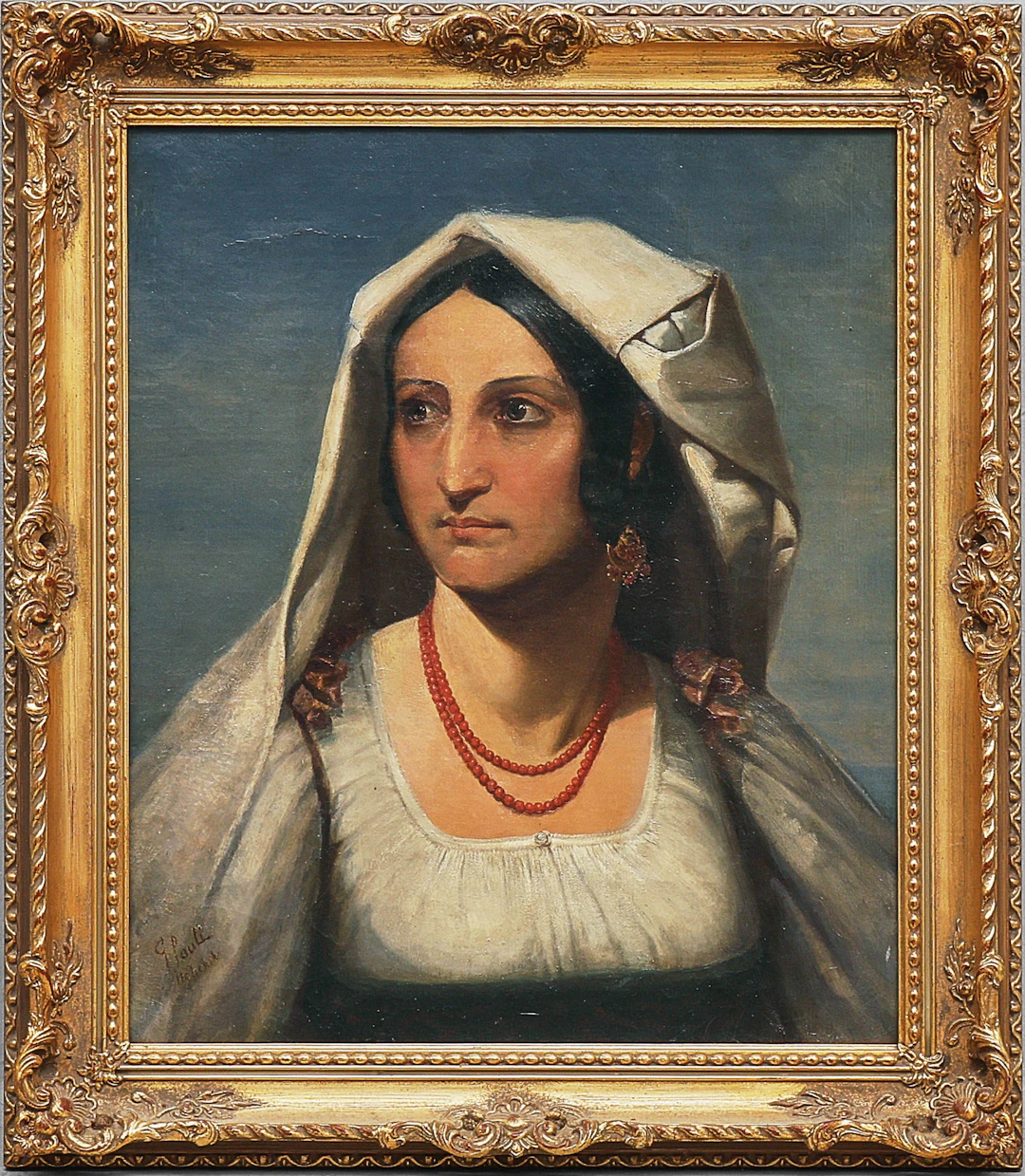 GEORG PAULI. Oljemålning, porträtt.