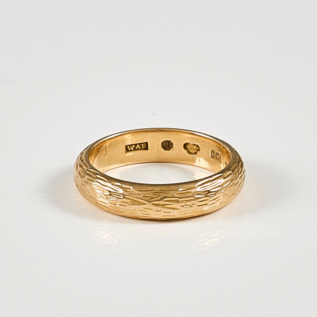 Ring, 18k, W A Bohlin, Vikt 6 gr.