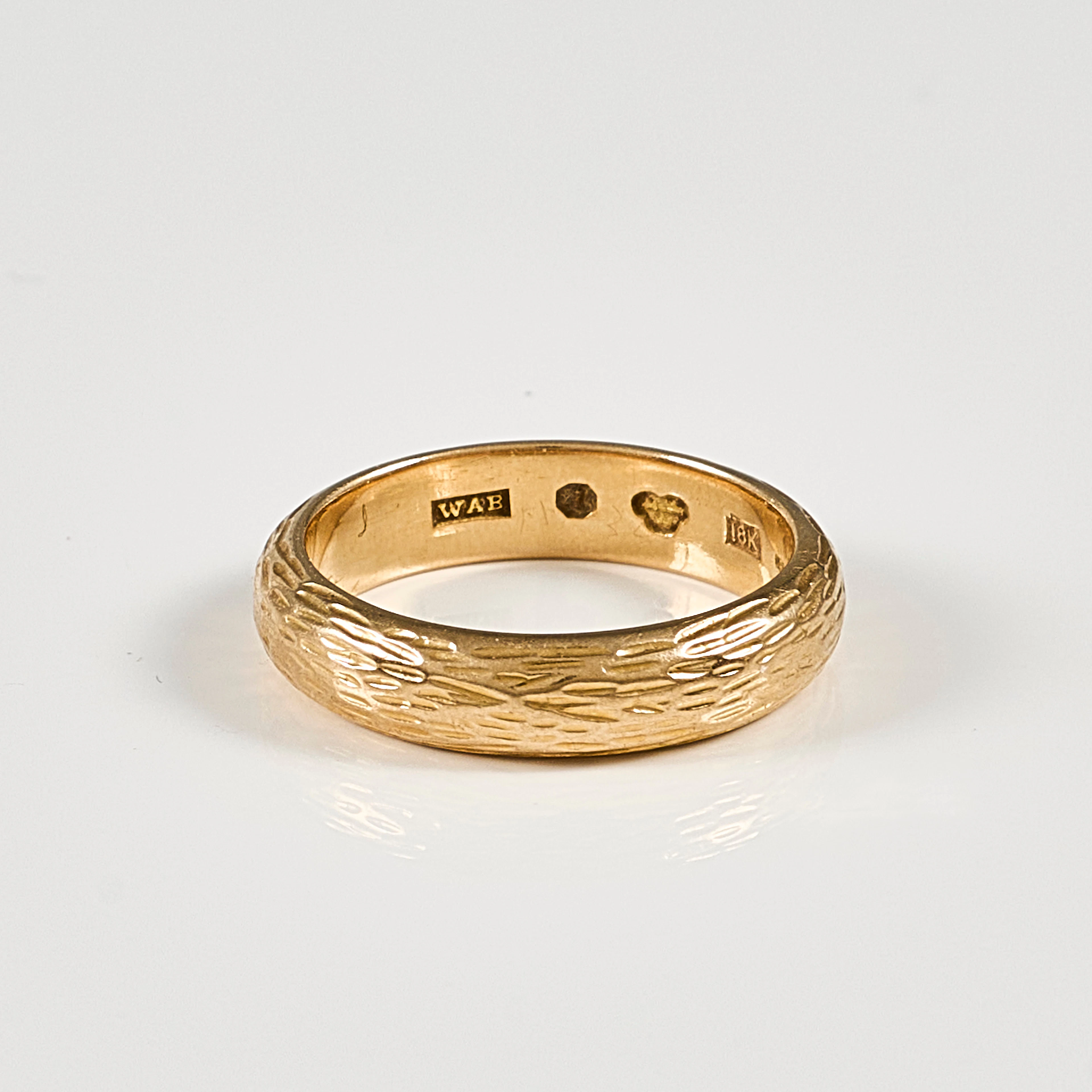 Ring, 18k, W A Bohlin, Vikt 6 gr.