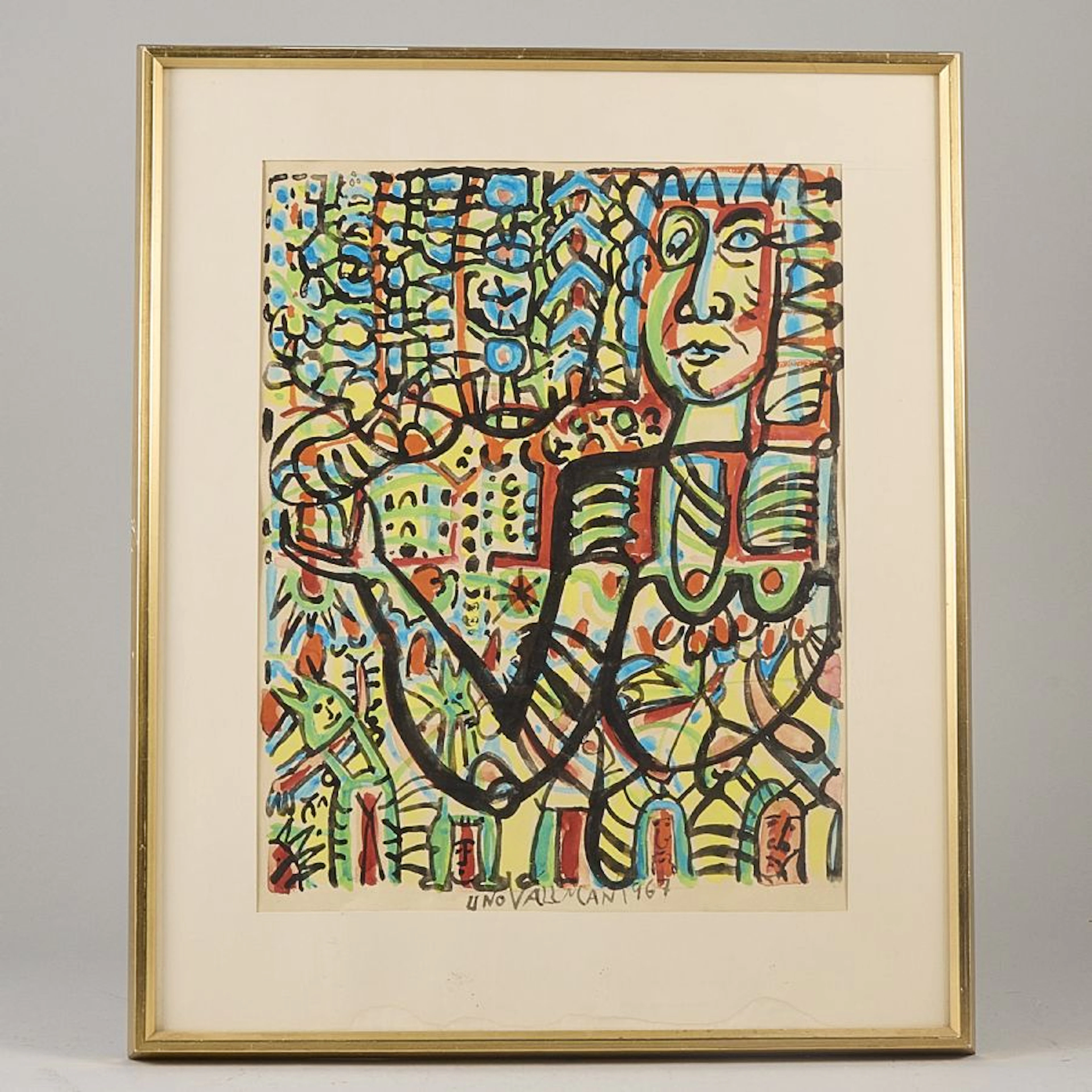 Blandteknik, Uno Vallman (1913-2004)
