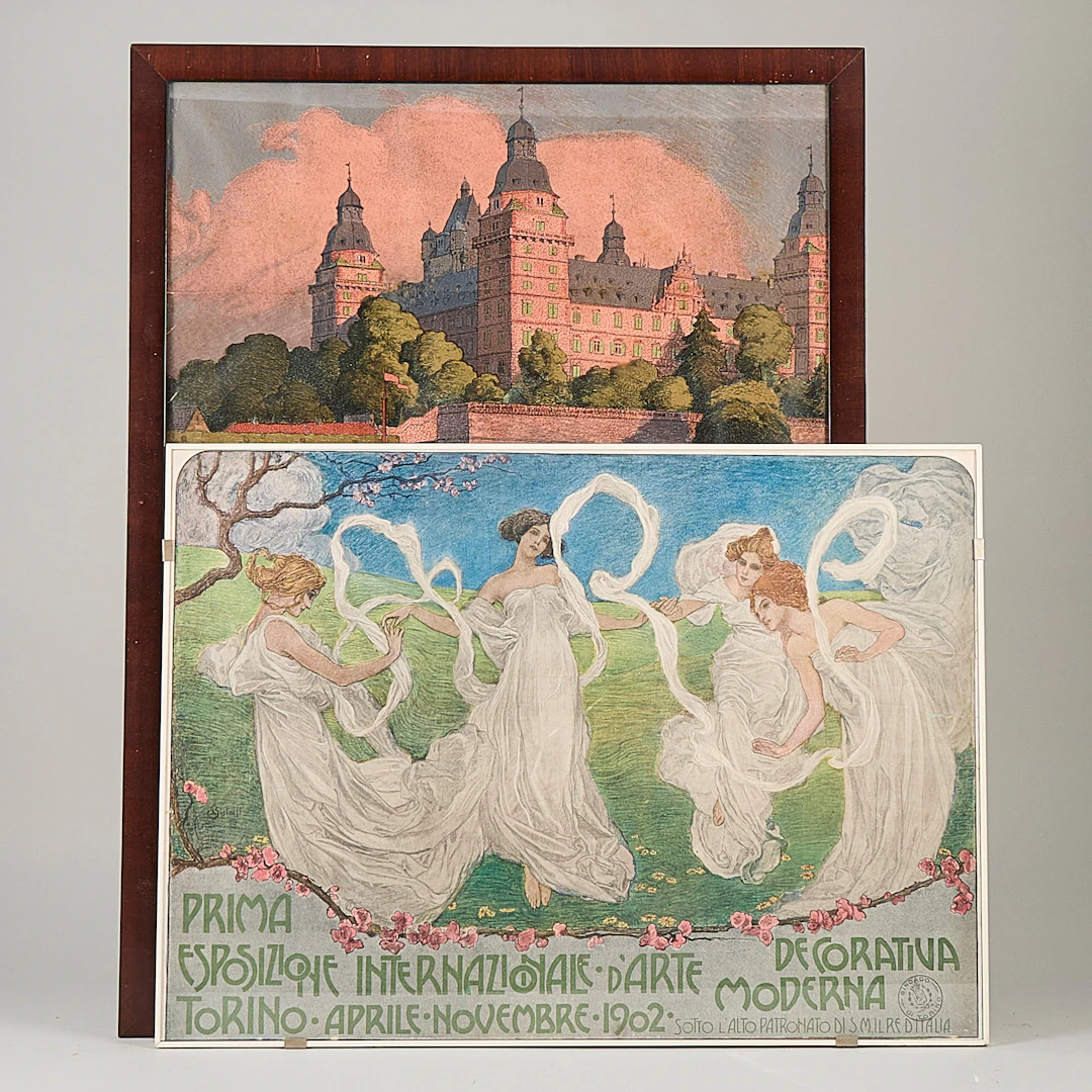 AFFISCHER 2 ST, Jugendstil.