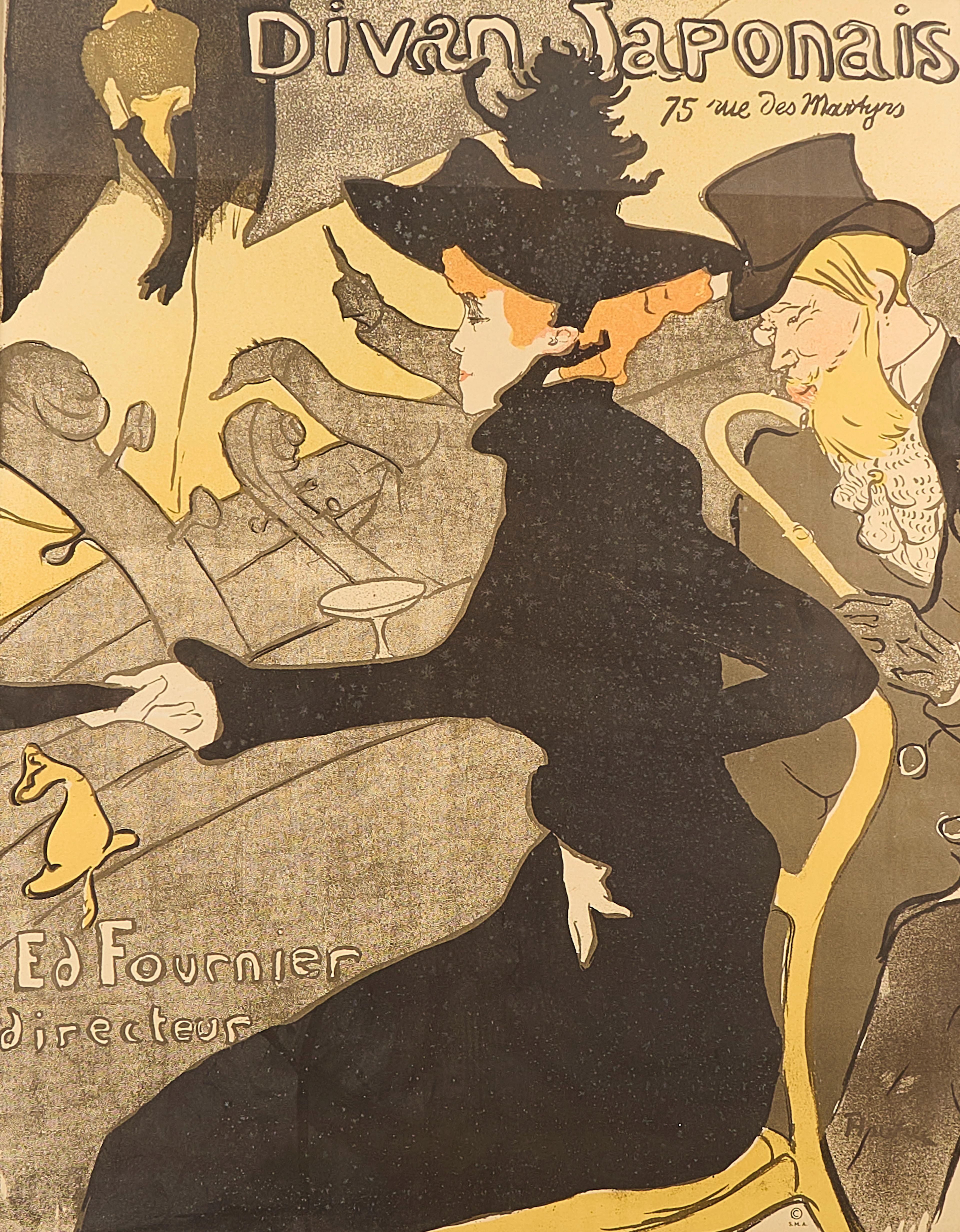 AFFISCH, Henri de Toulouse-Lautrec, "Divan Japonais".