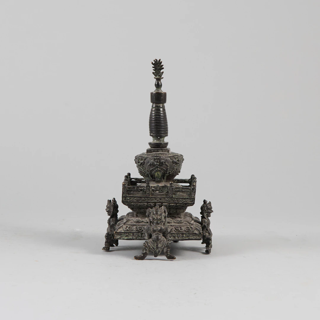 SKULPTUR, Stupa, Tibet.