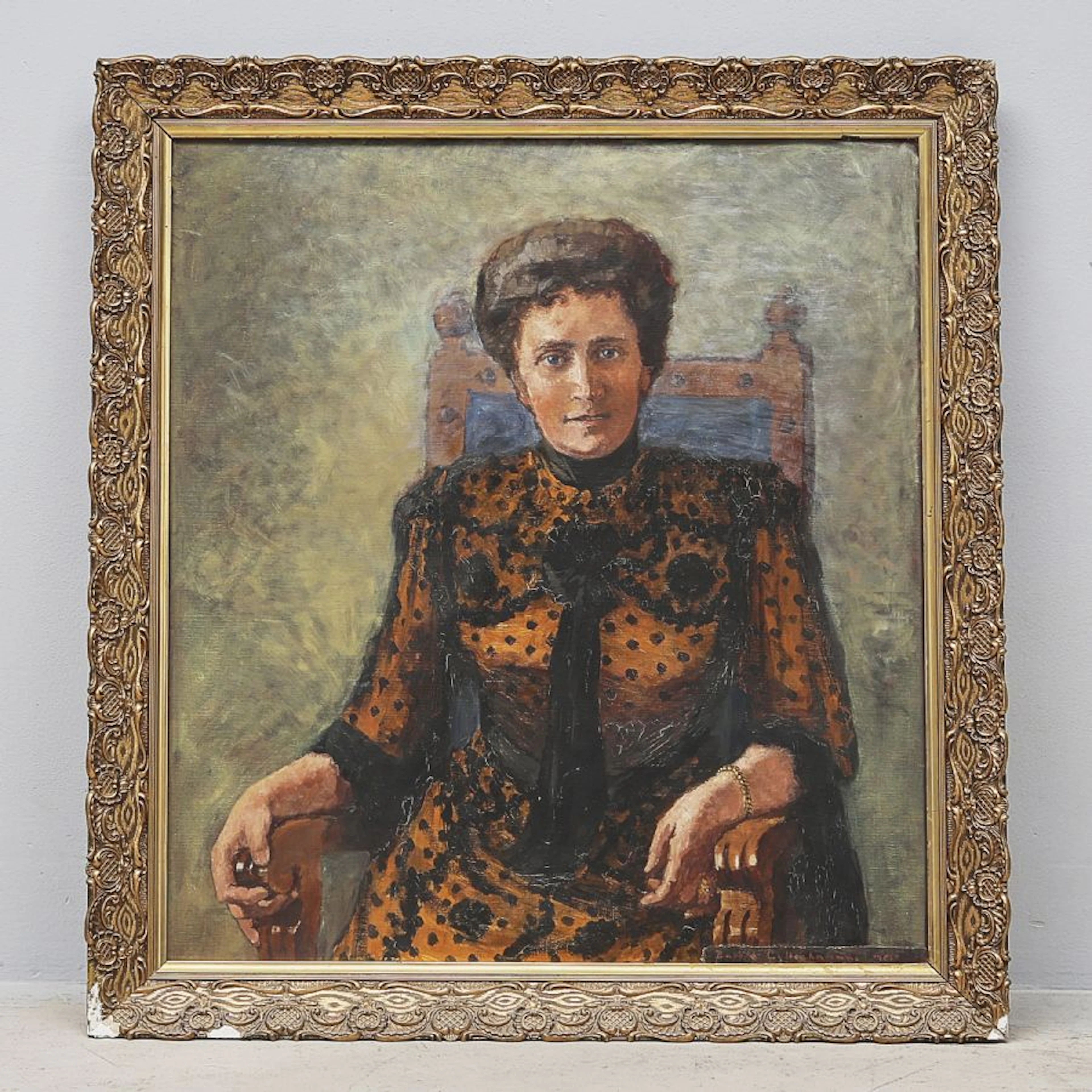 Oljemålning, signerad Gyllenhammar