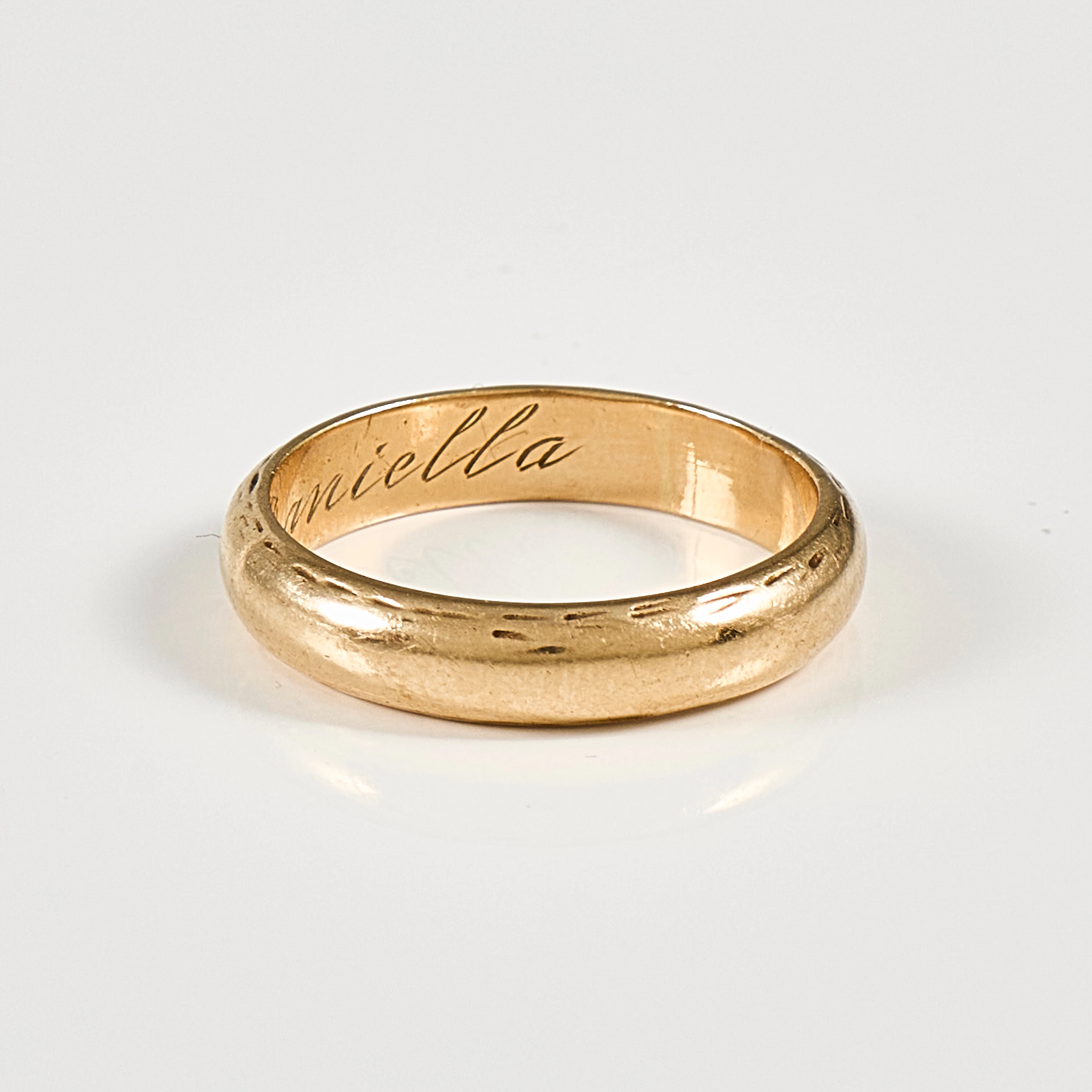 Ring, 18 k, W A Bohlin, 1964, vikt 6,7 g.