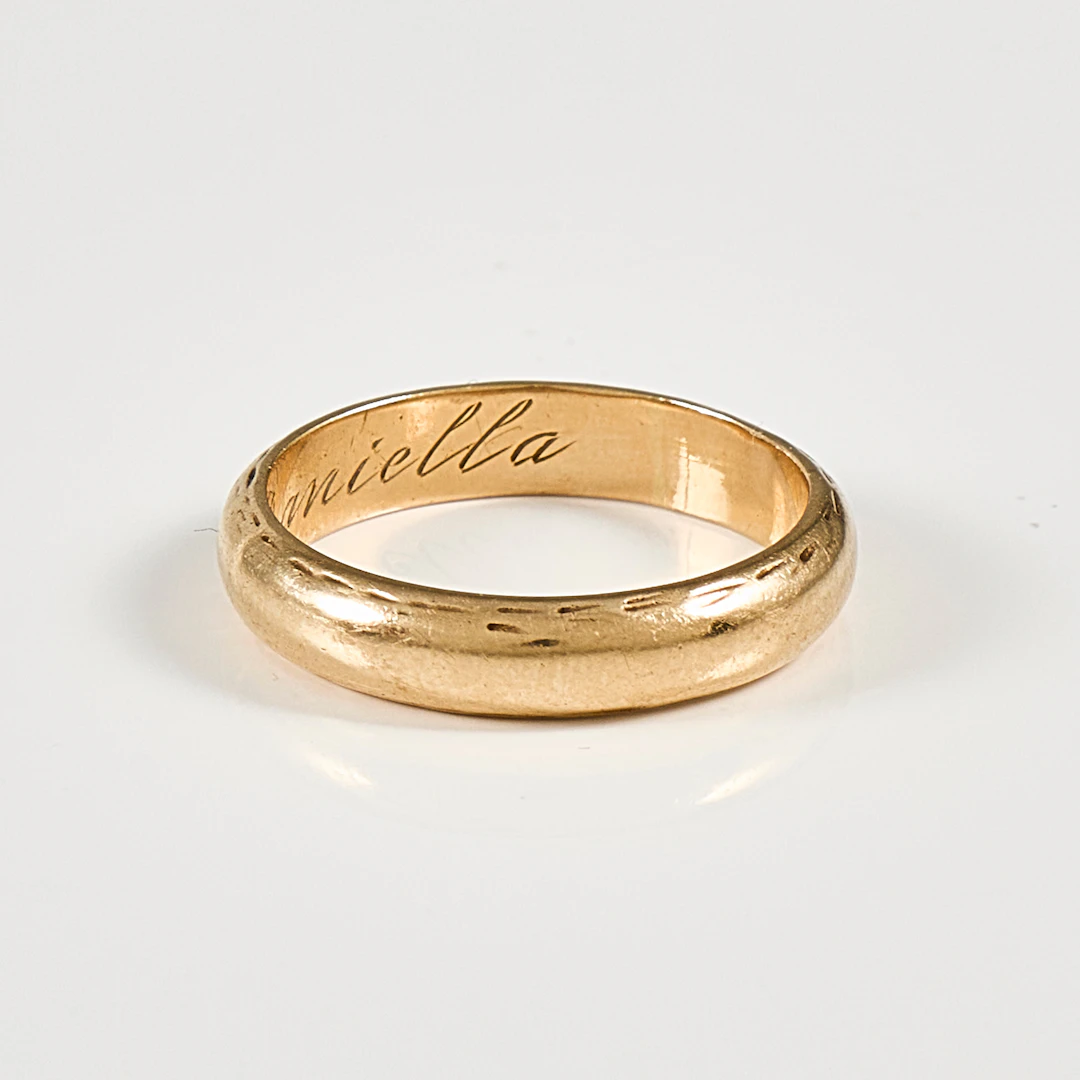 Ring, 18 k, W A Bohlin, 1964, vikt 6,7 g.