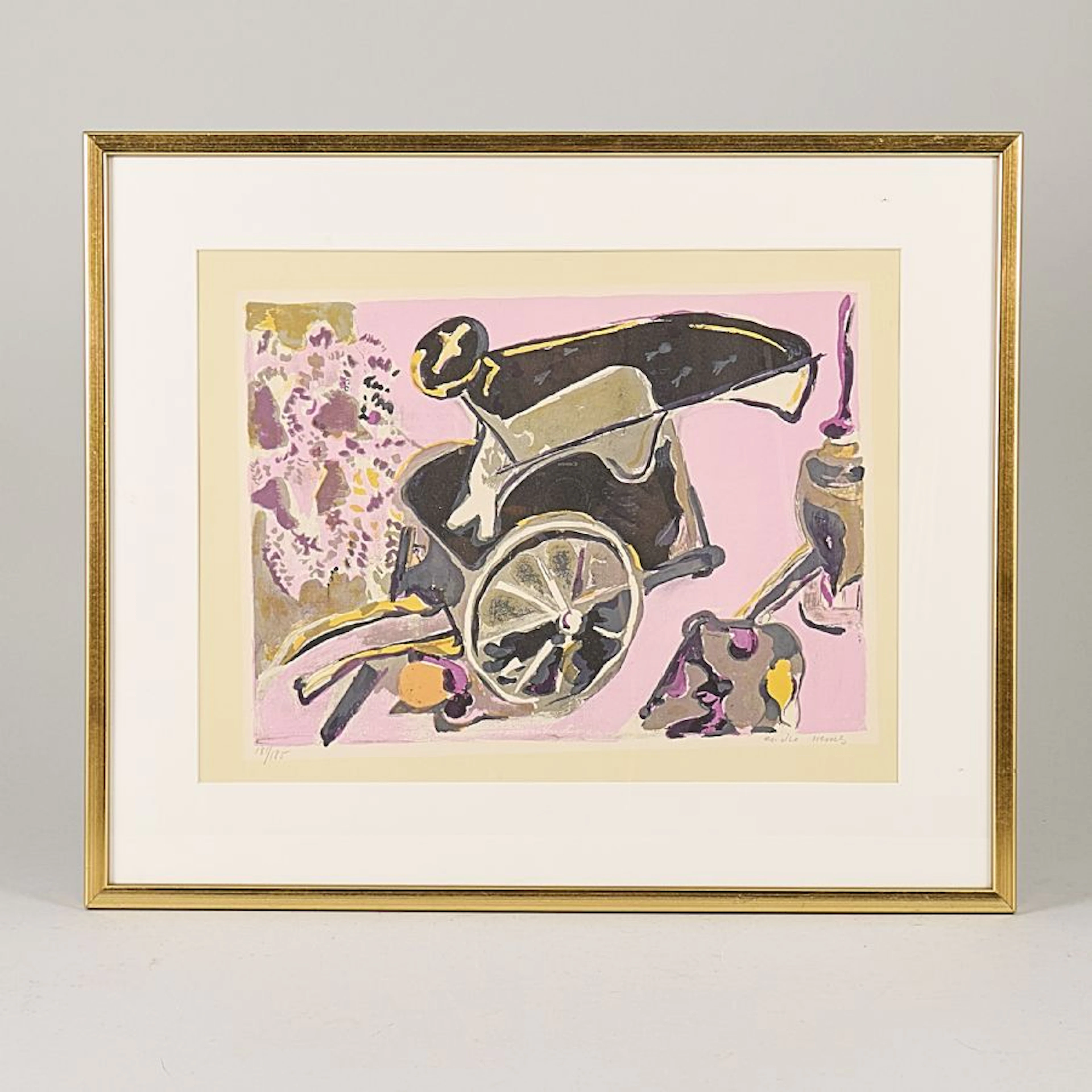 Färglitografi, Endre Nemes (1909-1985)