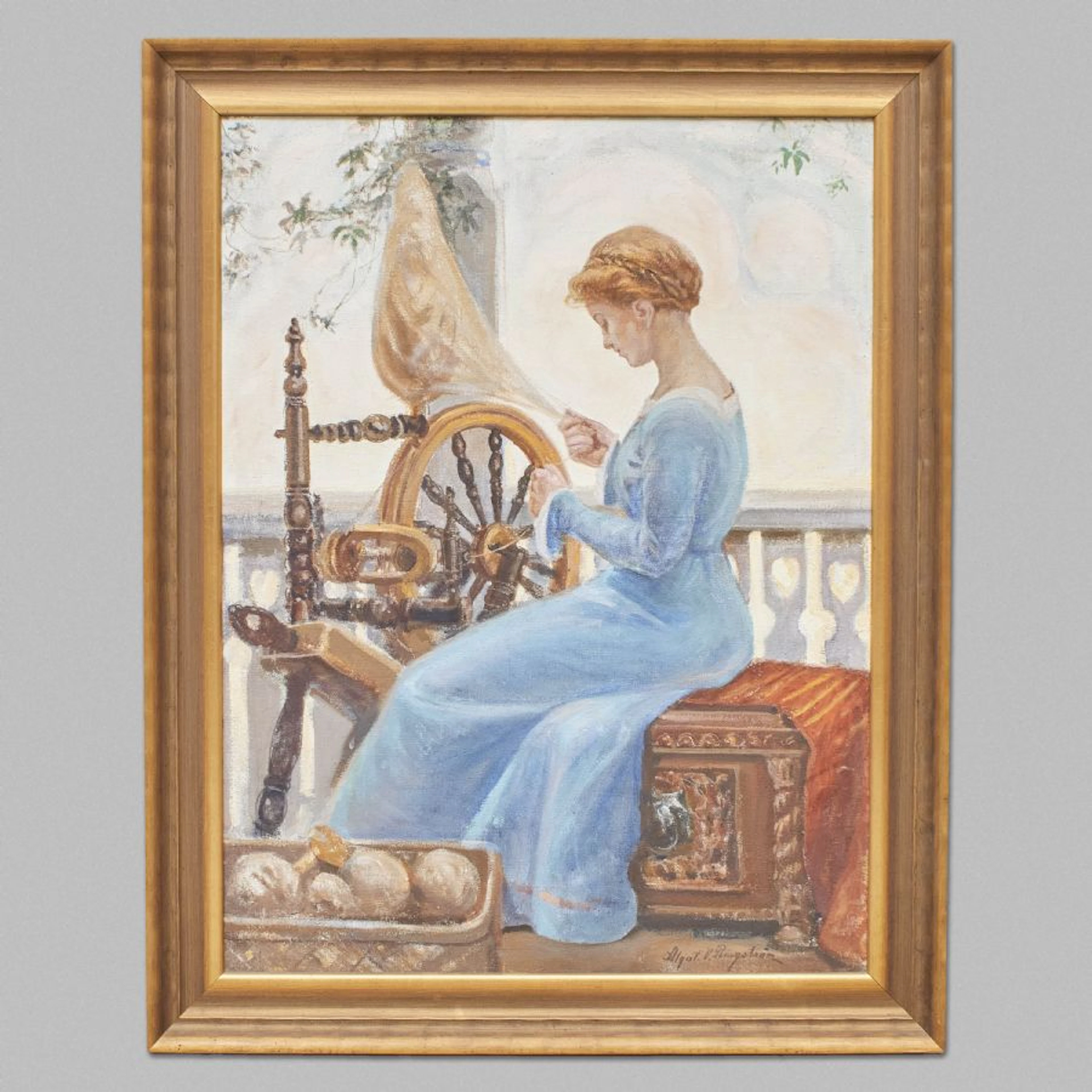 Oljemålning, Algot Ringström (1876-1956)