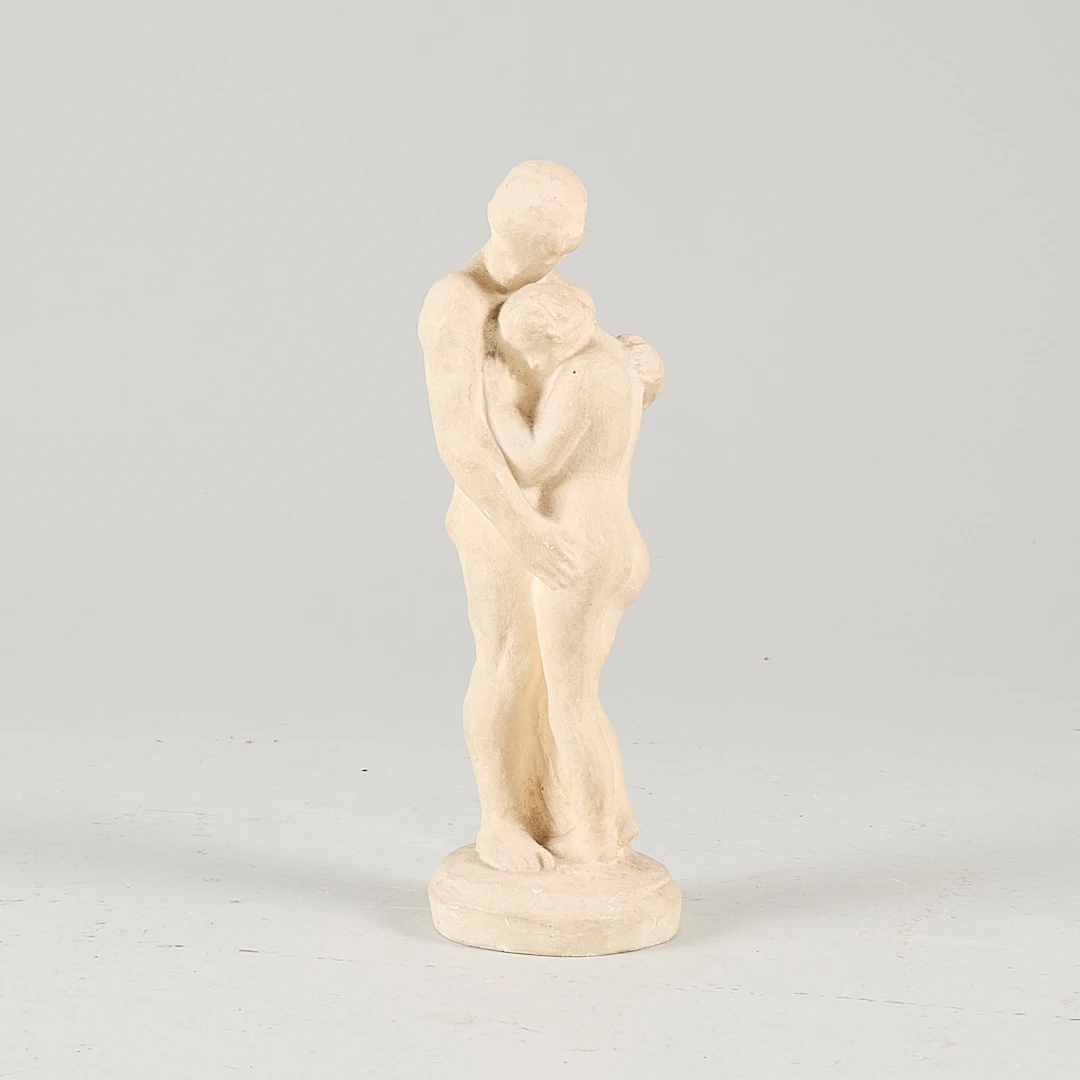 CARL ELDH. Skulptur, Gips, Par, signerad.