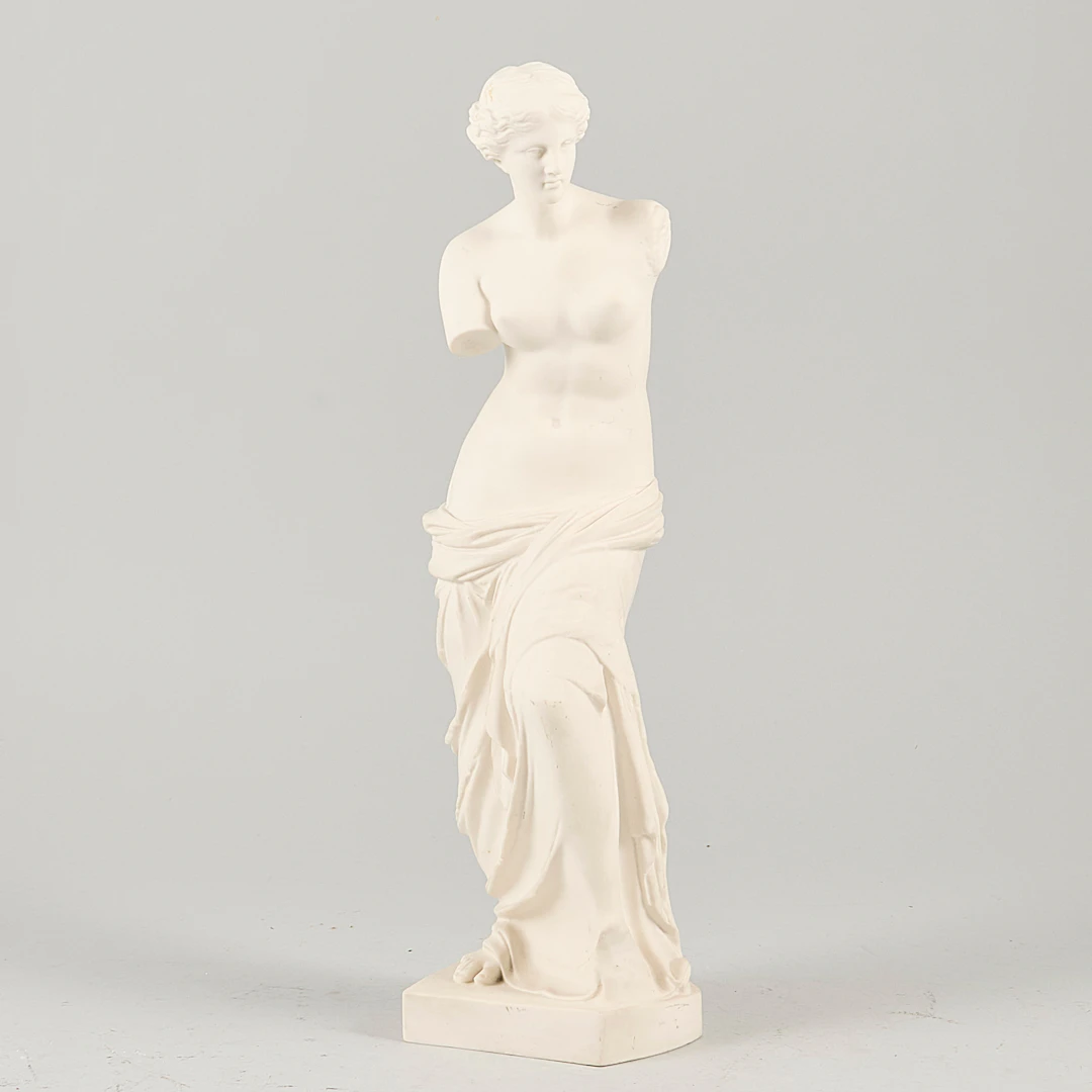 SKULPTUR, Venus från Milo, Gustafsberg, parian.