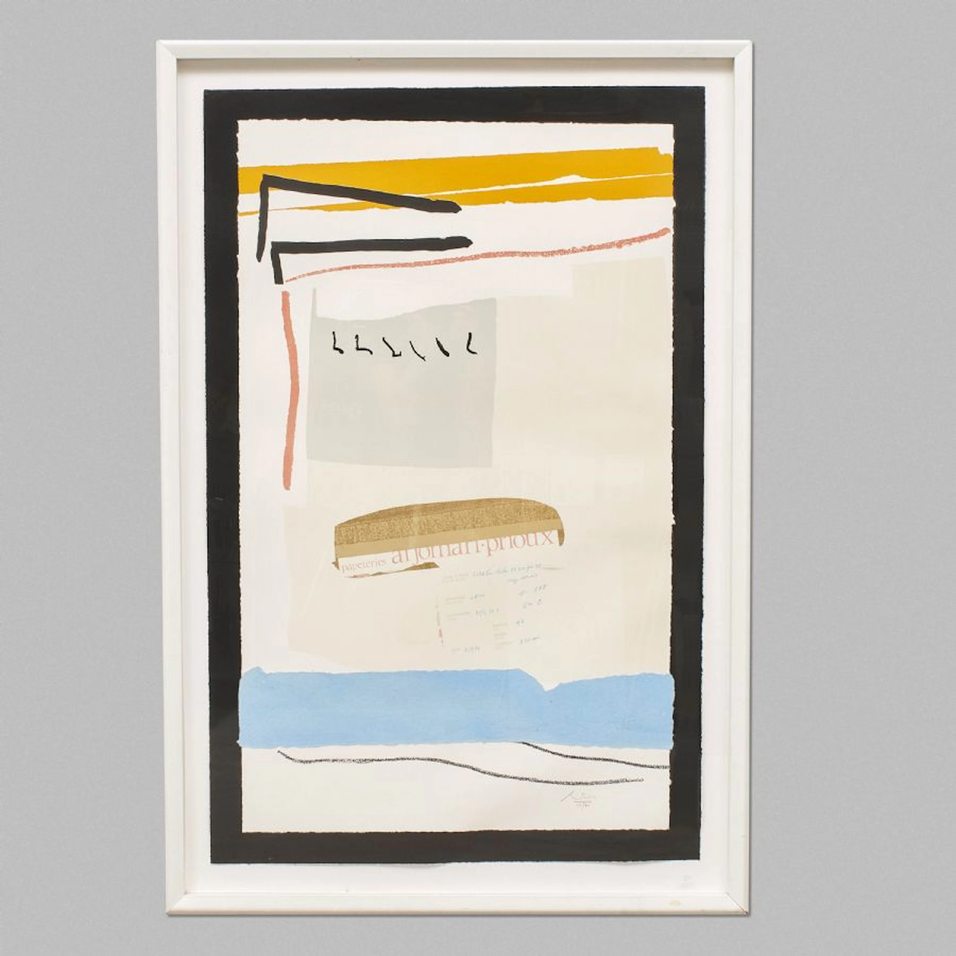 Färglitografi, Robert Motherwell (1915-1991)