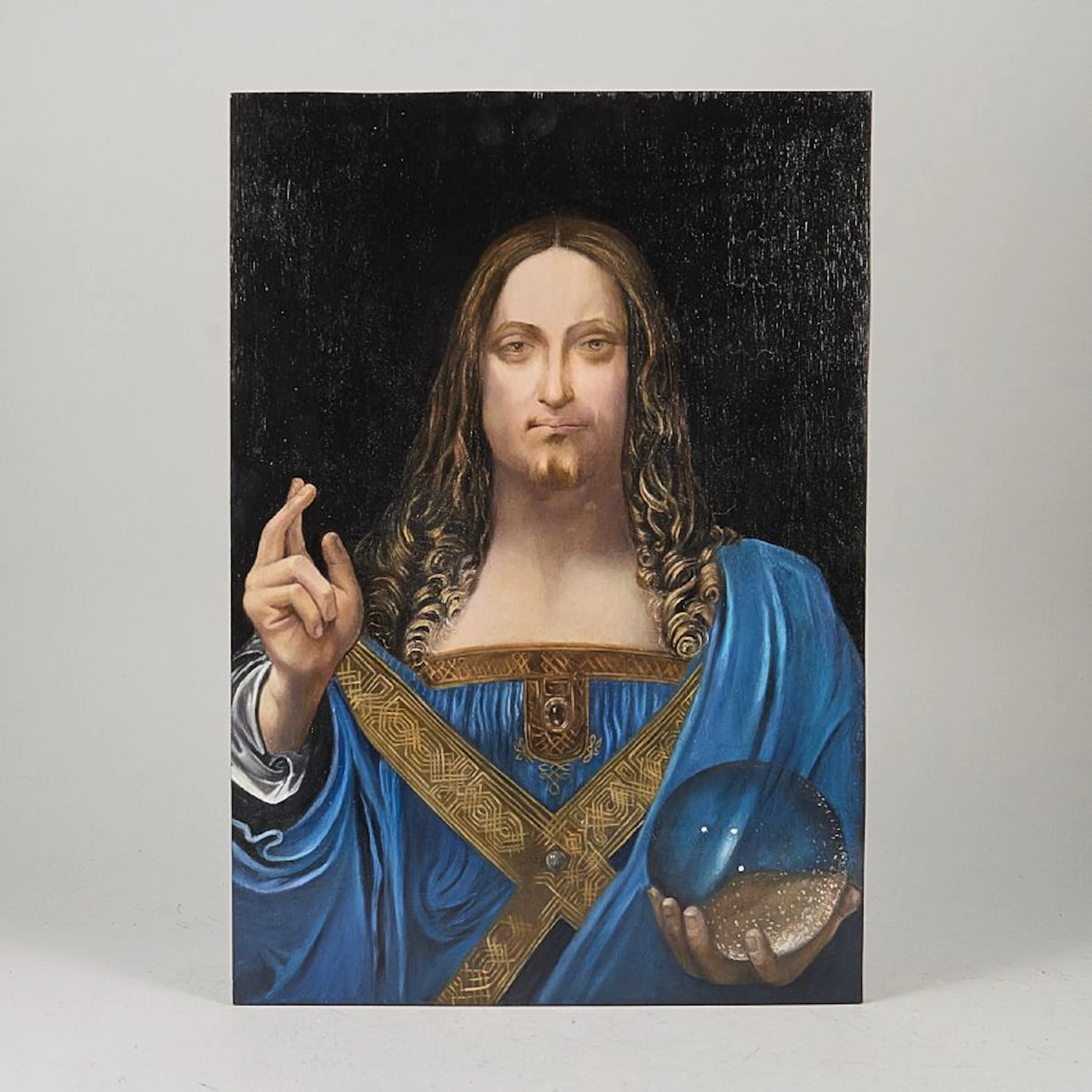 Oljemålning, Kopia Efter Da Vinci