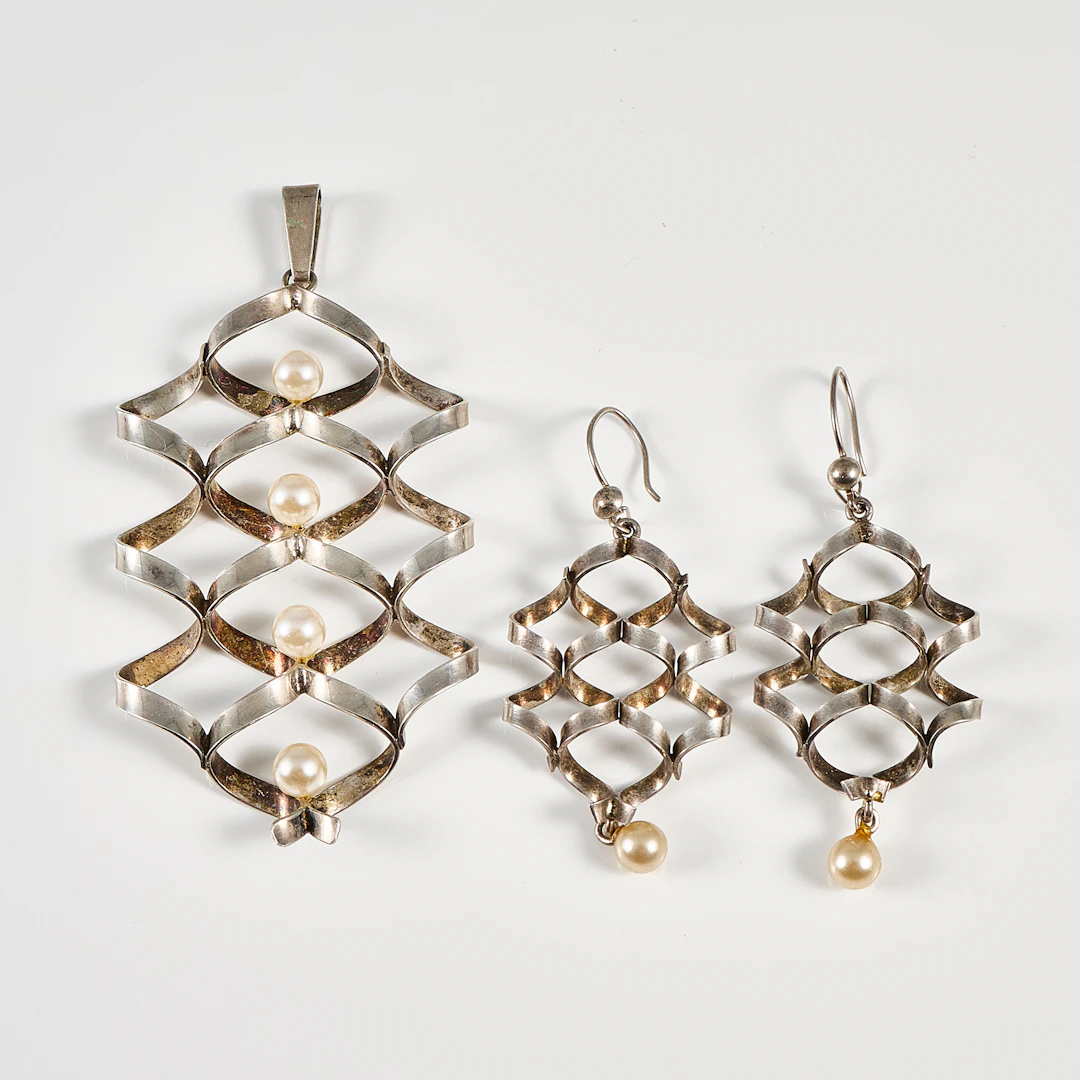 SMYCKEN, silver, 3 delar.