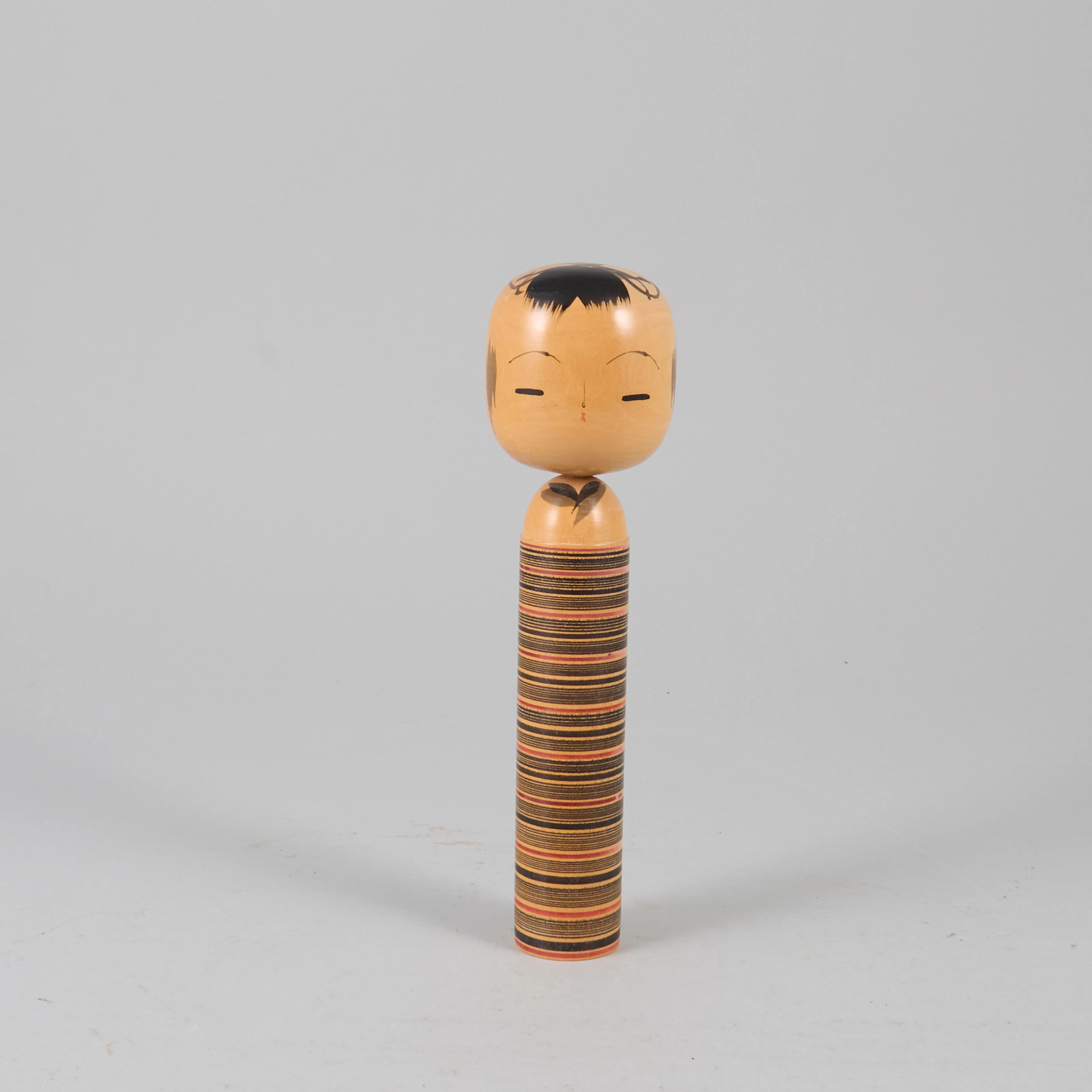 Docka, Kokeshi, Trä, Signerad.