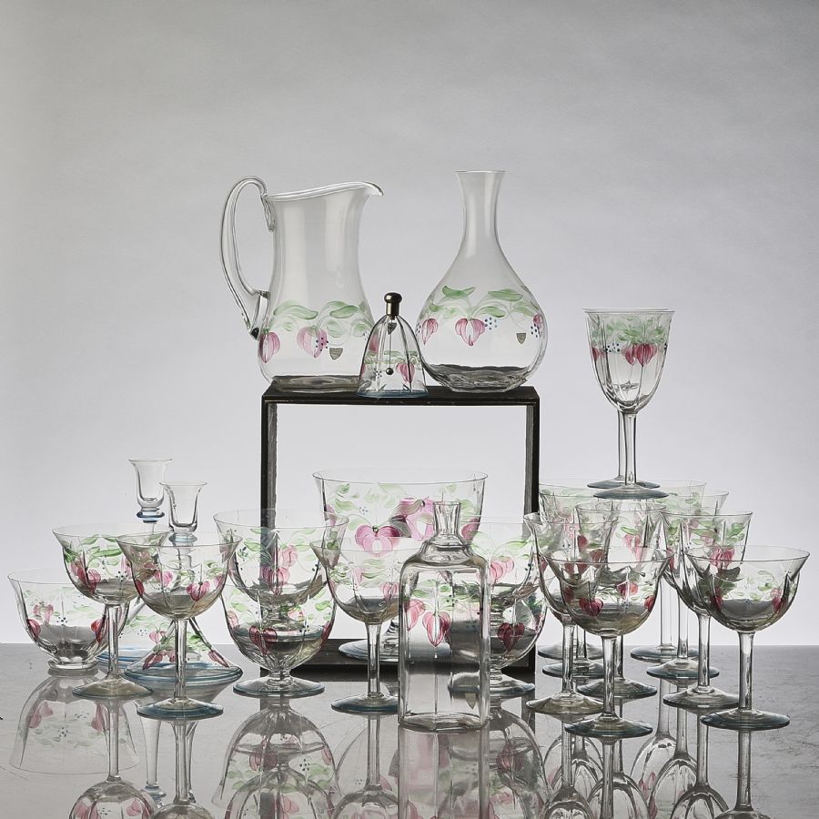 Glasservis, 25 del ca