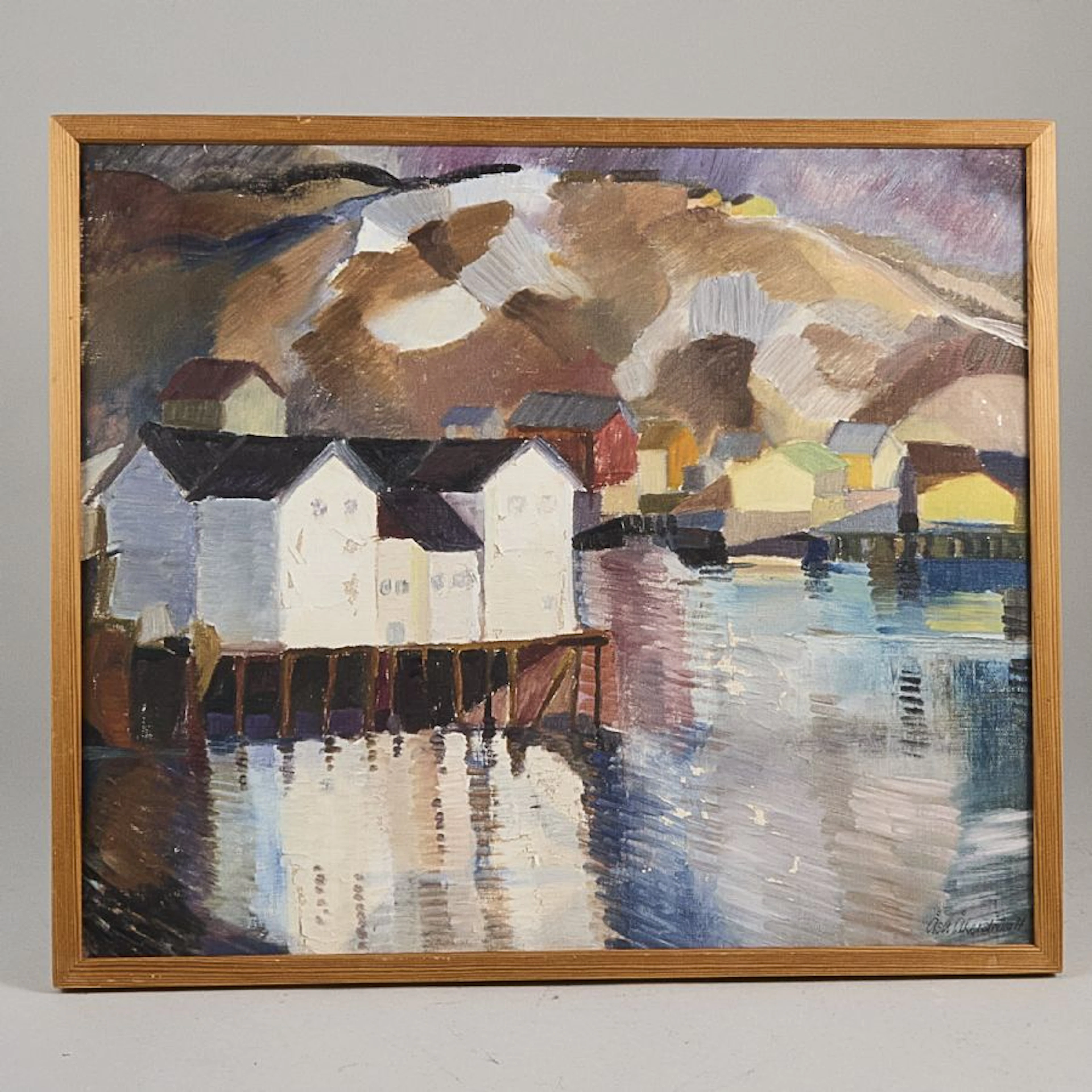 Oljemålning, Åsa Åkerström (1925-2012)