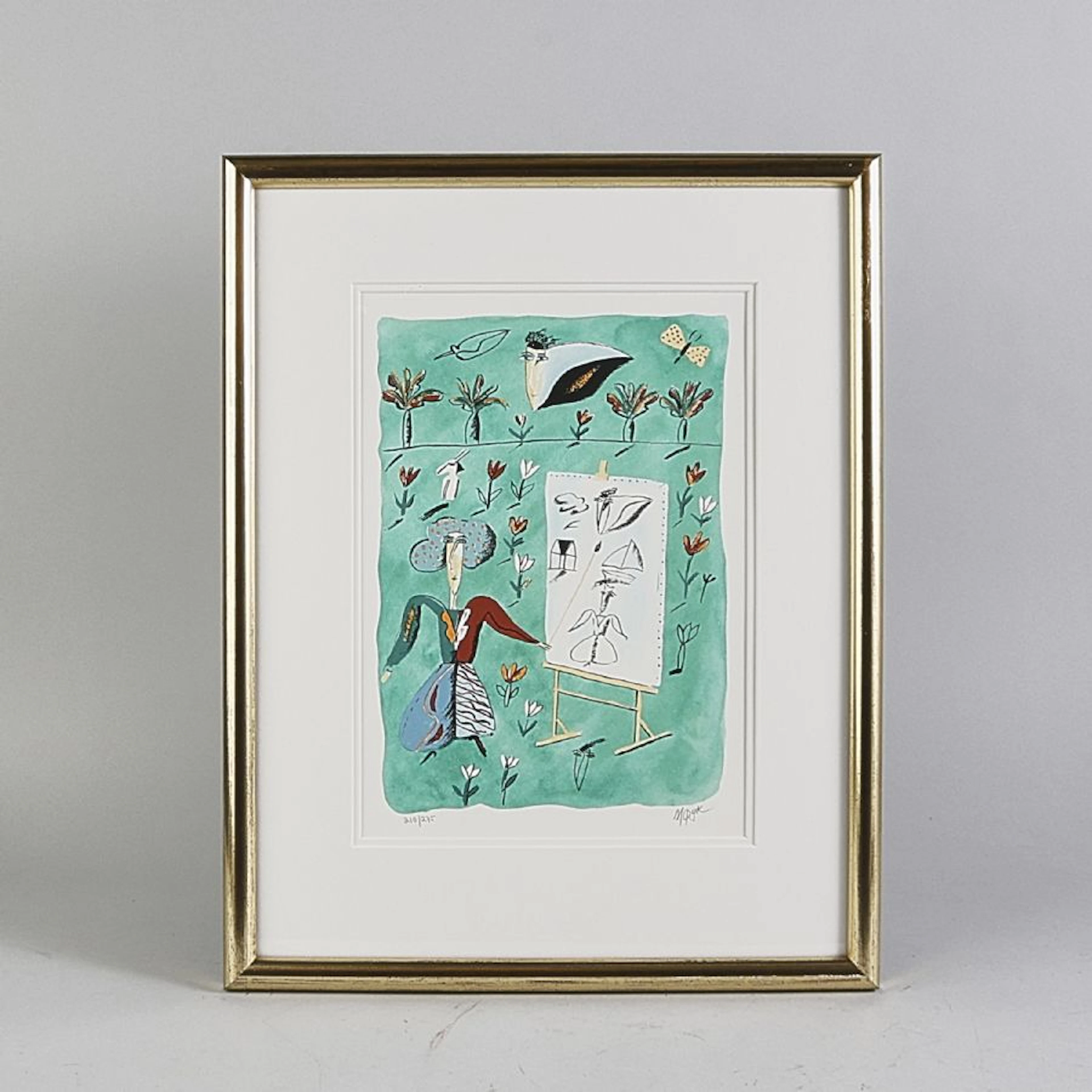 Färglitografi, Madeleine Pyk (f. 1934)