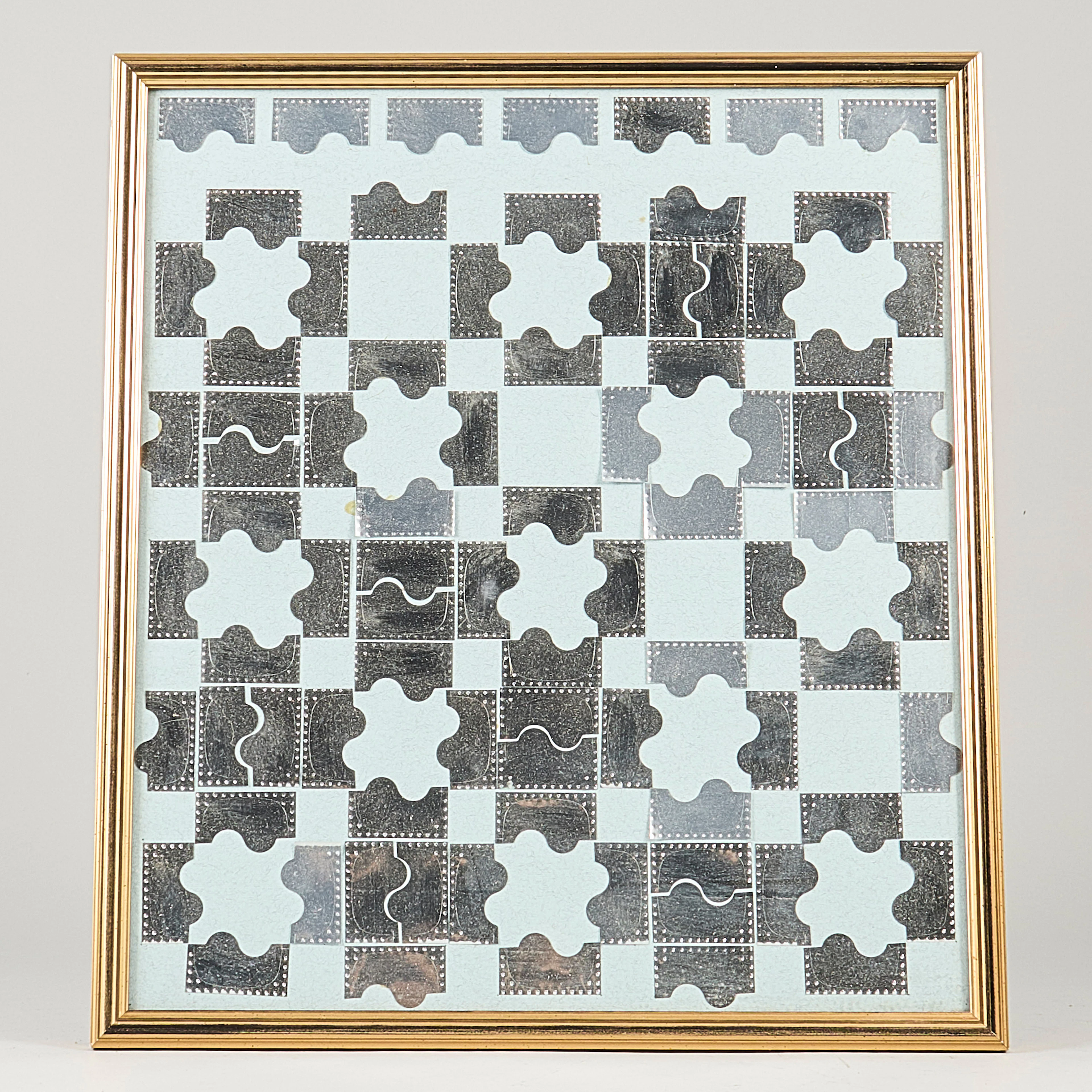 ANDERS FRIBERG. Collage, ej signerad, "Östrogenglädje".