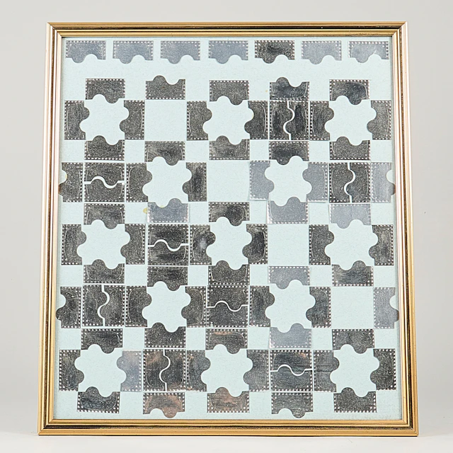ANDERS FRIBERG. Collage, ej signerad, "Östrogenglädje".