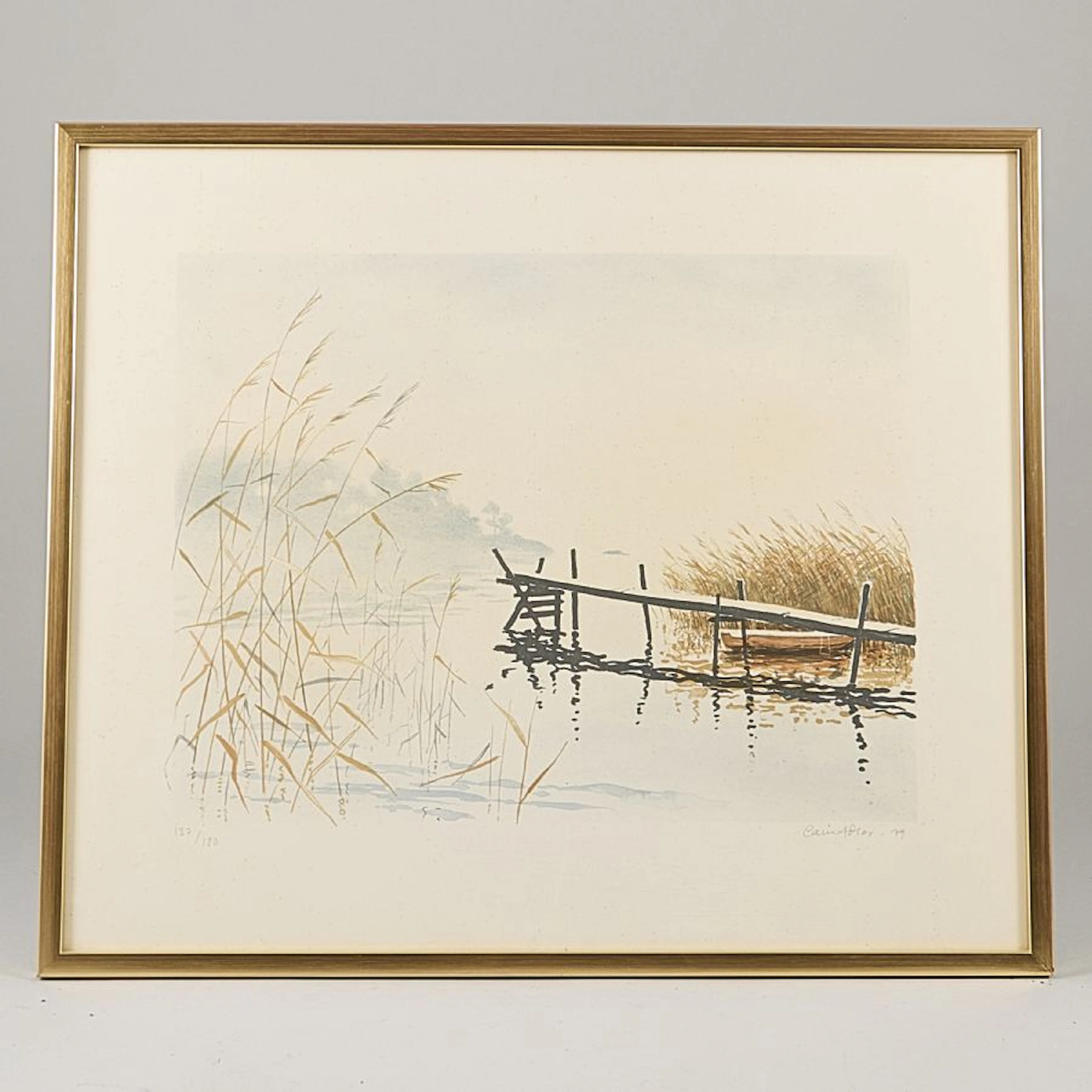 Färglitografi, Carin Adler (f. 1929)