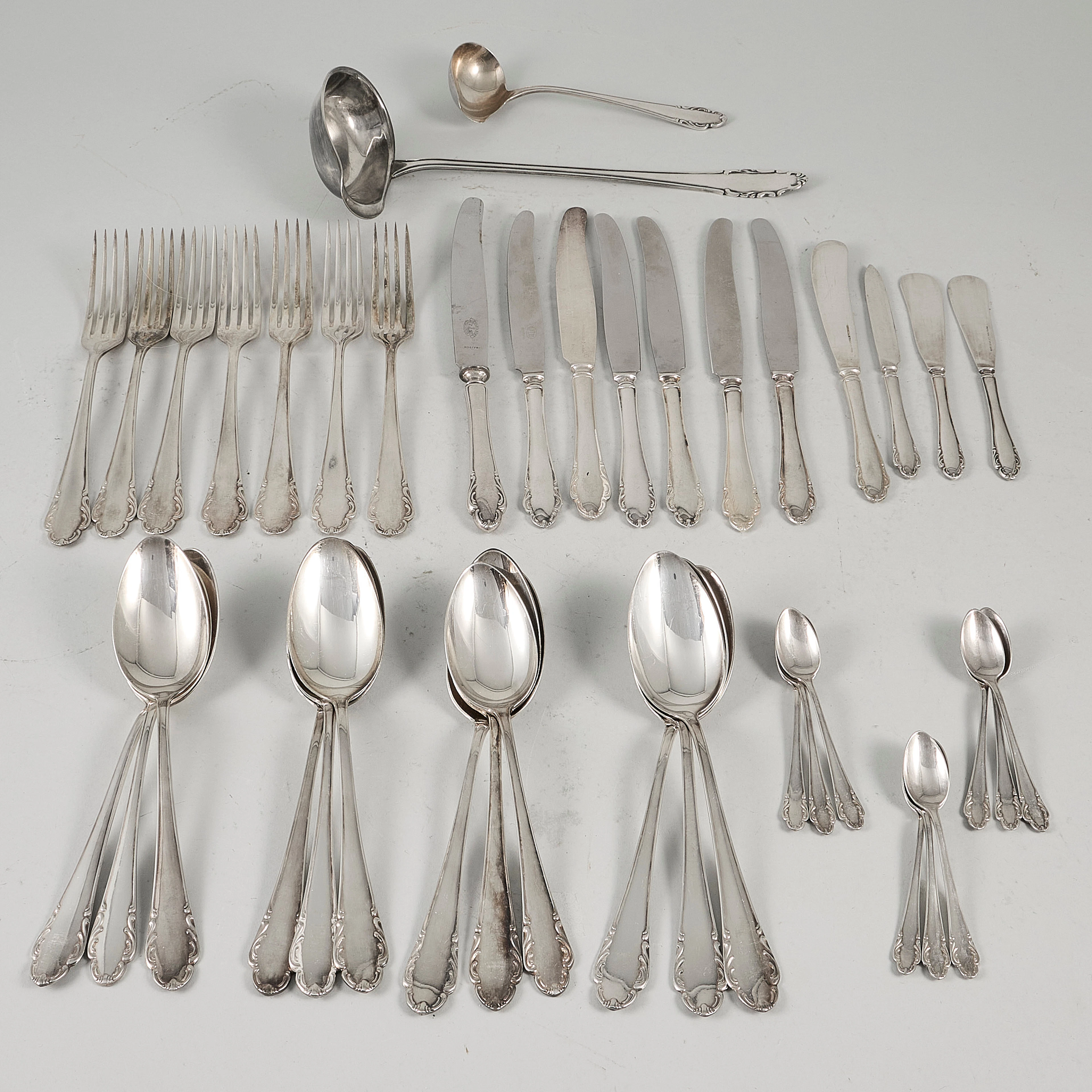 Bestick, Nysilver, 41 del.