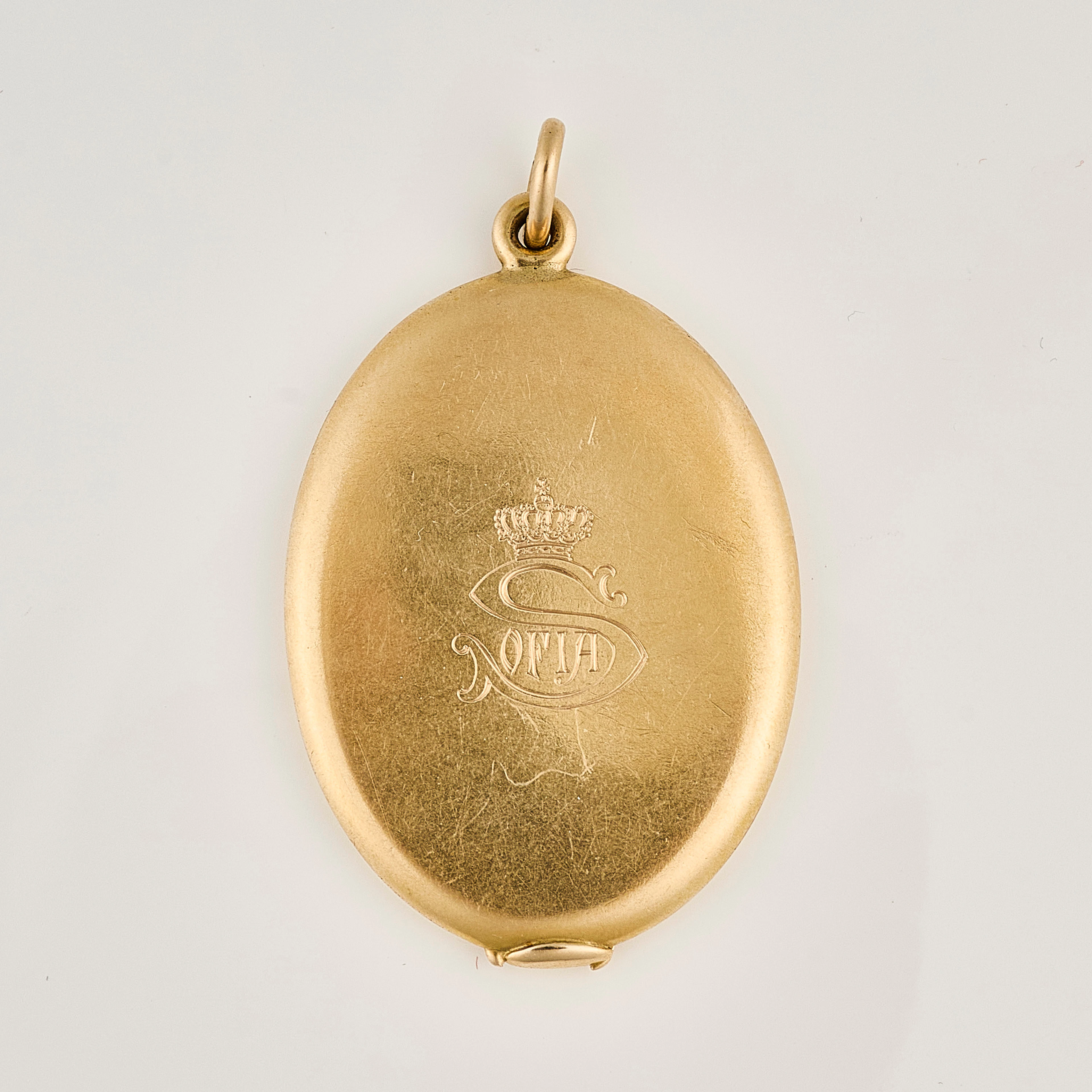 MEDALJONG, 14 k, Vikt.24 gr brutto.