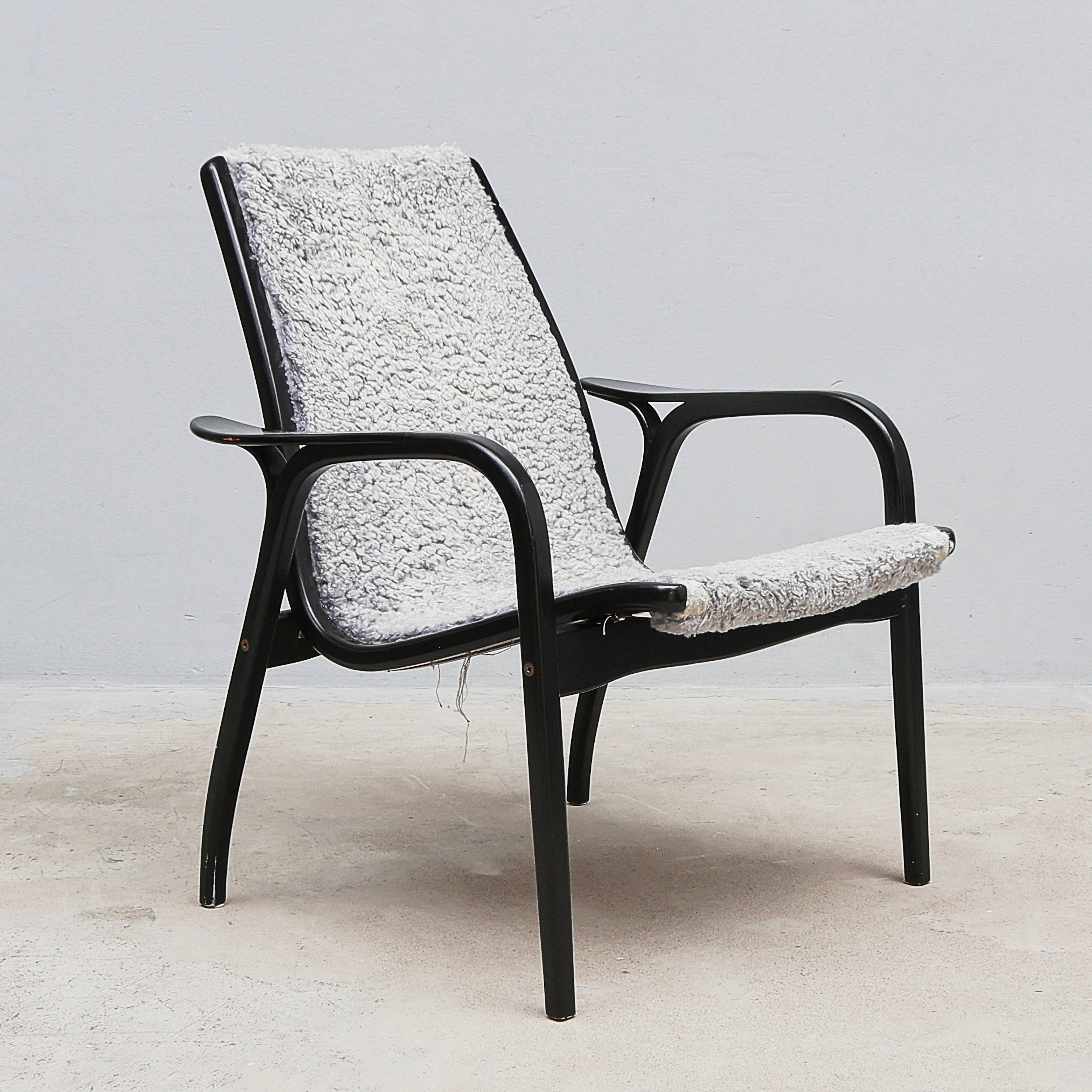 YNGVE EKSTRÖM. Fåtölj, "Laminett", Easy Chair.