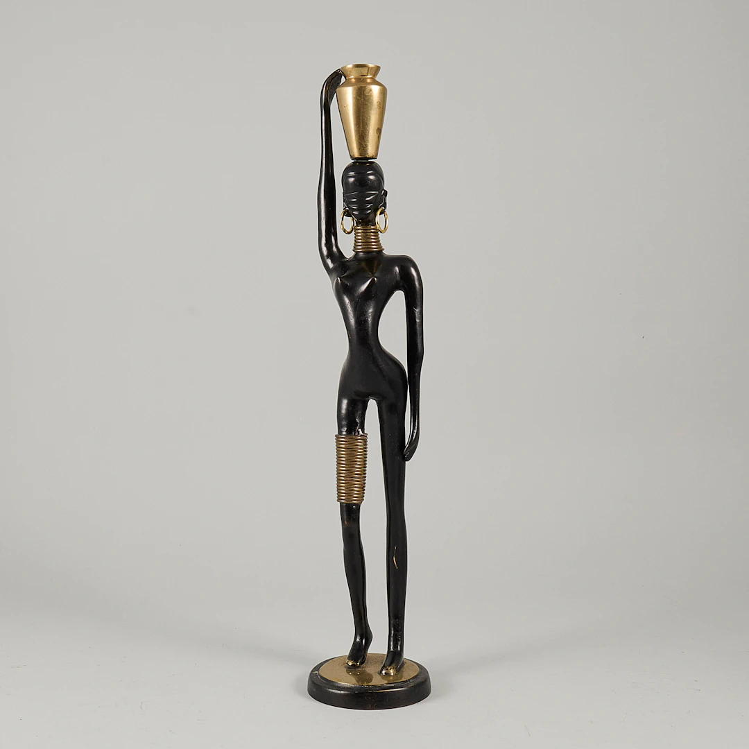 SKULPTUR, Metall, Afrikanska.